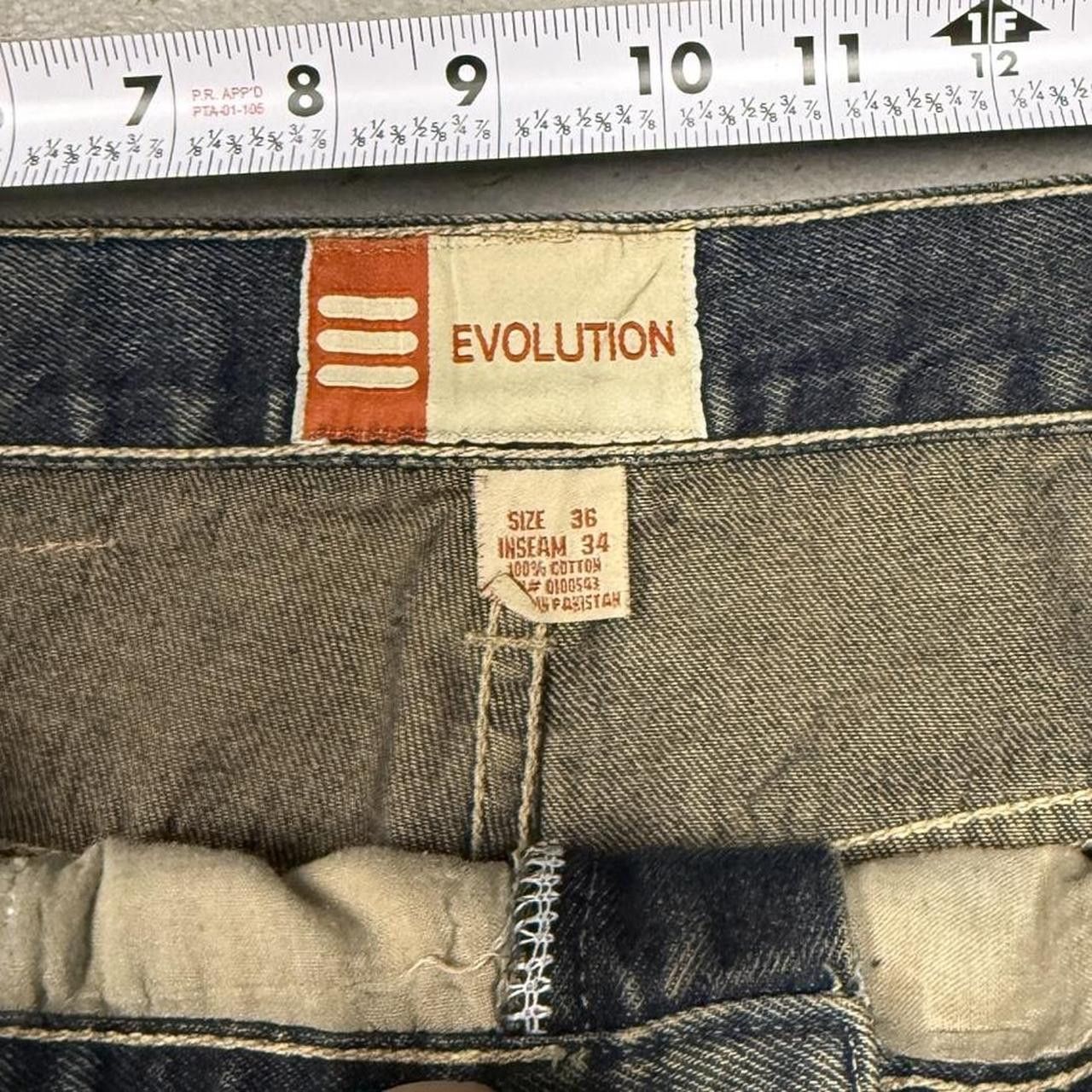 Southpole Evolution Gradient Baggy Wide Leg Denim Y2K Jeans 36 x 34 Size US 36 / EU 52 - 4 Thumbnail