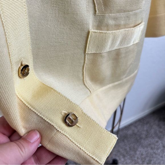 Salvatore Ferragamo × Vintage Salvatore Ferragamo Virgin Logo Buttons Grosgrain Patch Pock Size S / US 4 / IT 40 - 9 Thumbnail