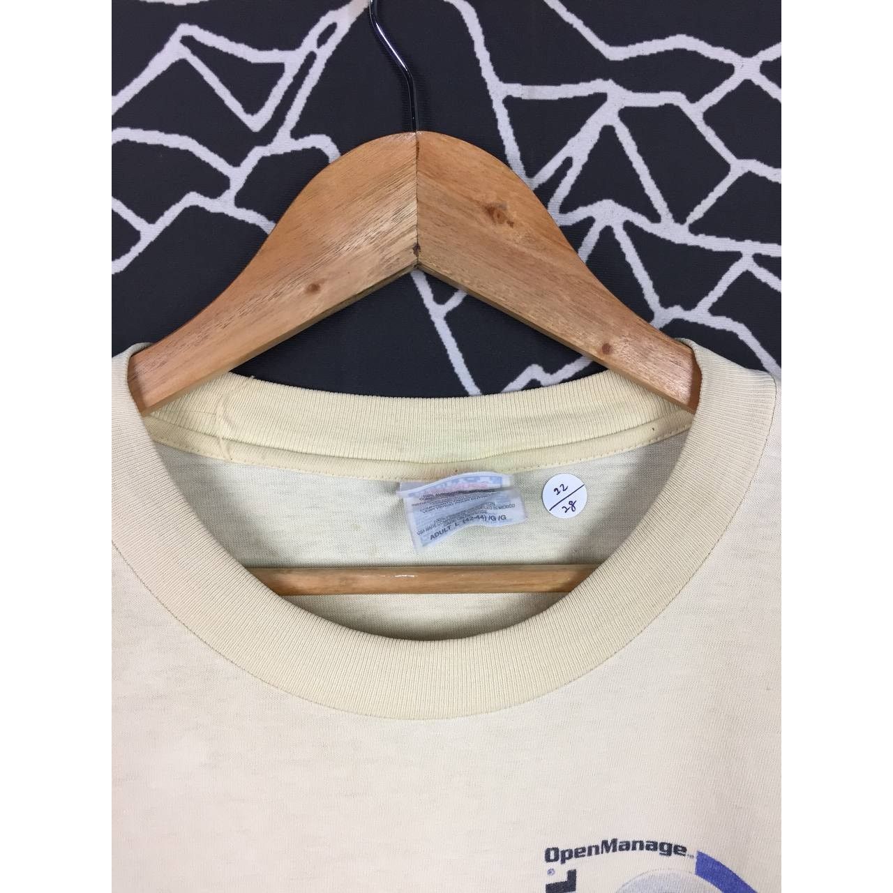 Hanes × Vintage Vtg DELL OpenManage Computer Software Techwear Tee Size US L / EU 52-54 / 3 - 4 Thumbnail