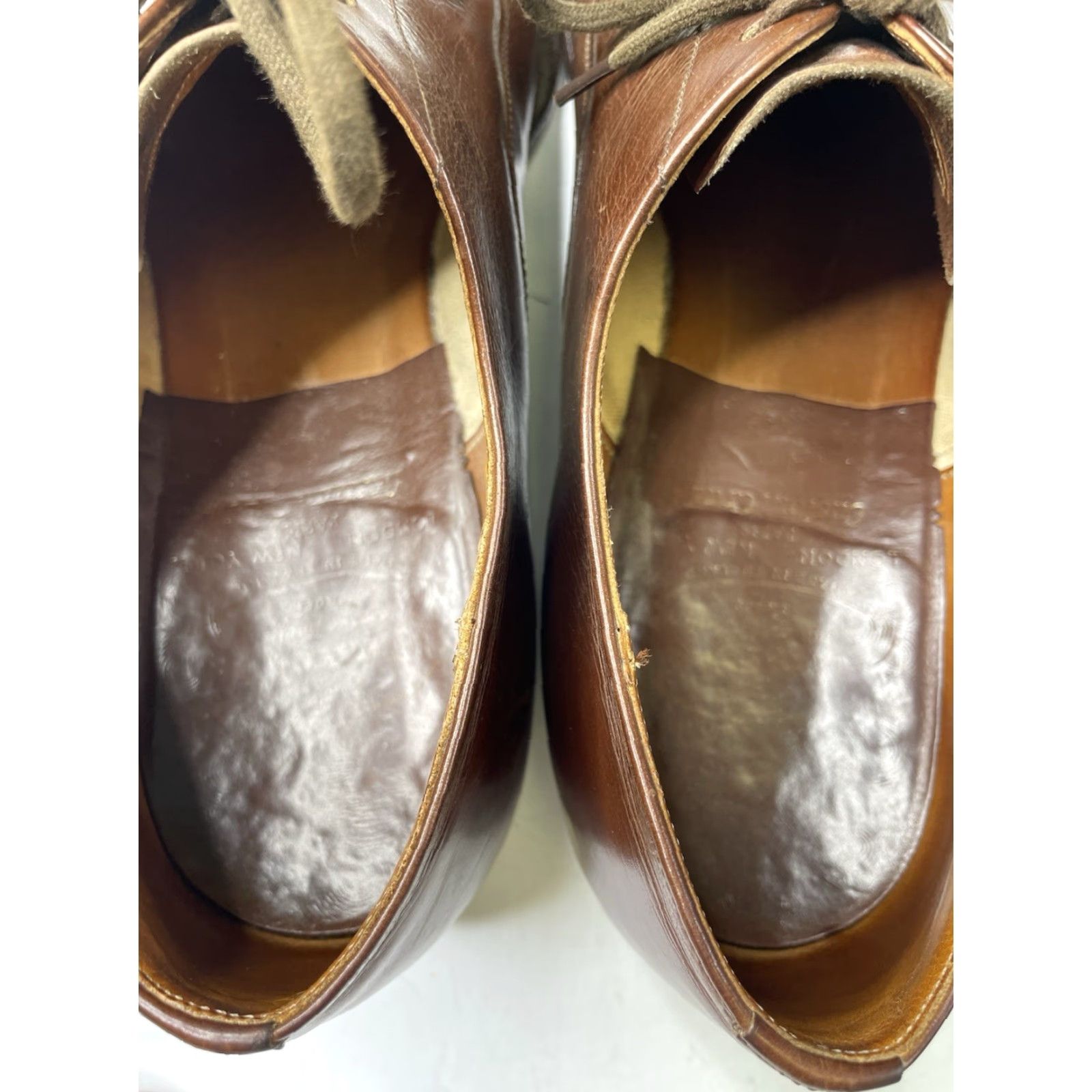 Church's Church's Mens Shoes Brown Leather Formal Oxford Size UK 10 Cap Toe Dress Shoes Mens Leather Oxford UK 10 Brown Leather Formal Cap Toe Dress Shoes Size ONE SIZE - 6 Thumbnail