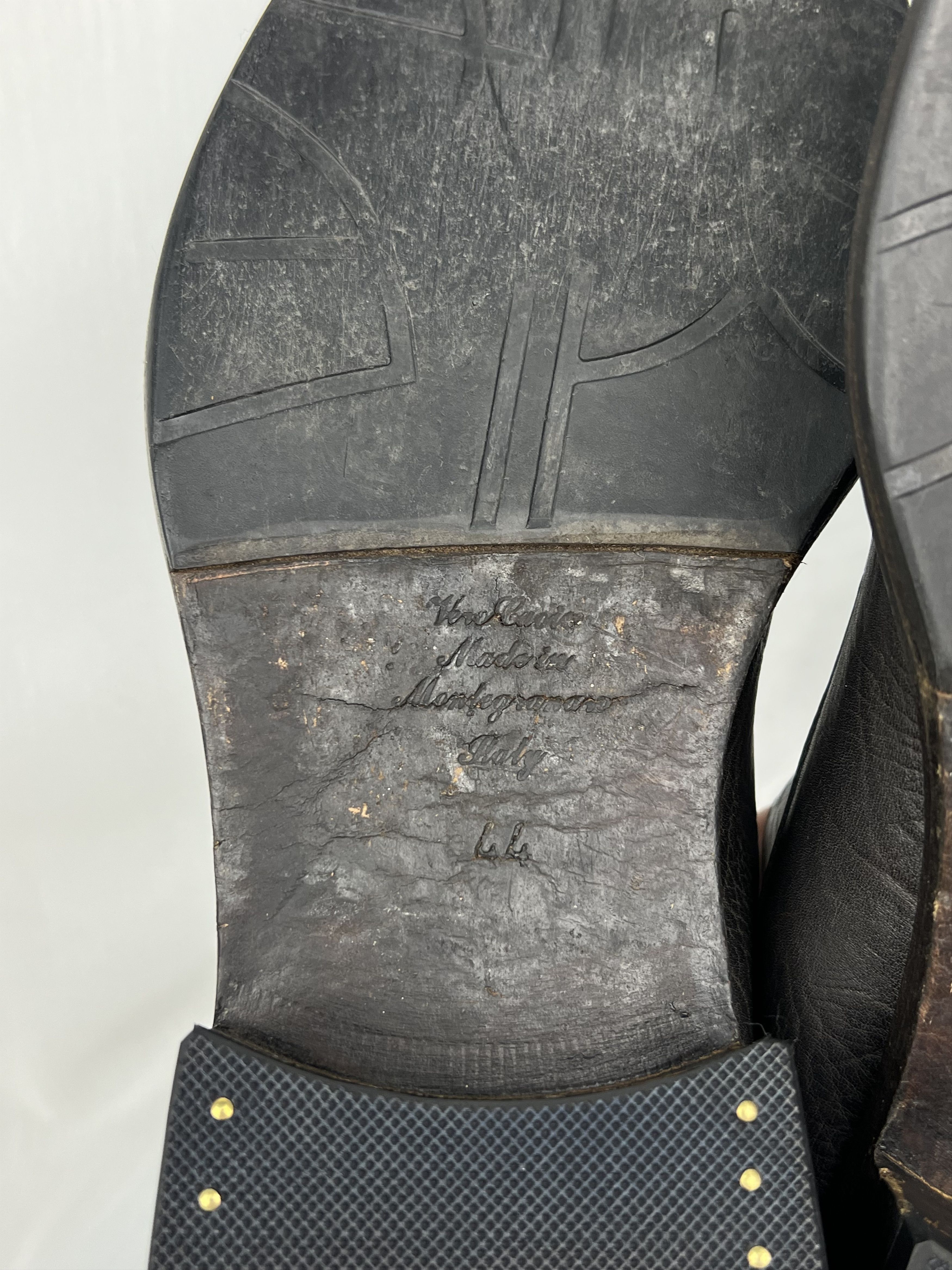 Doucal's Deer Skin Leather Pointed Derby Dress Shoes Size US 10.5 / EU 43-44 - 10 Thumbnail