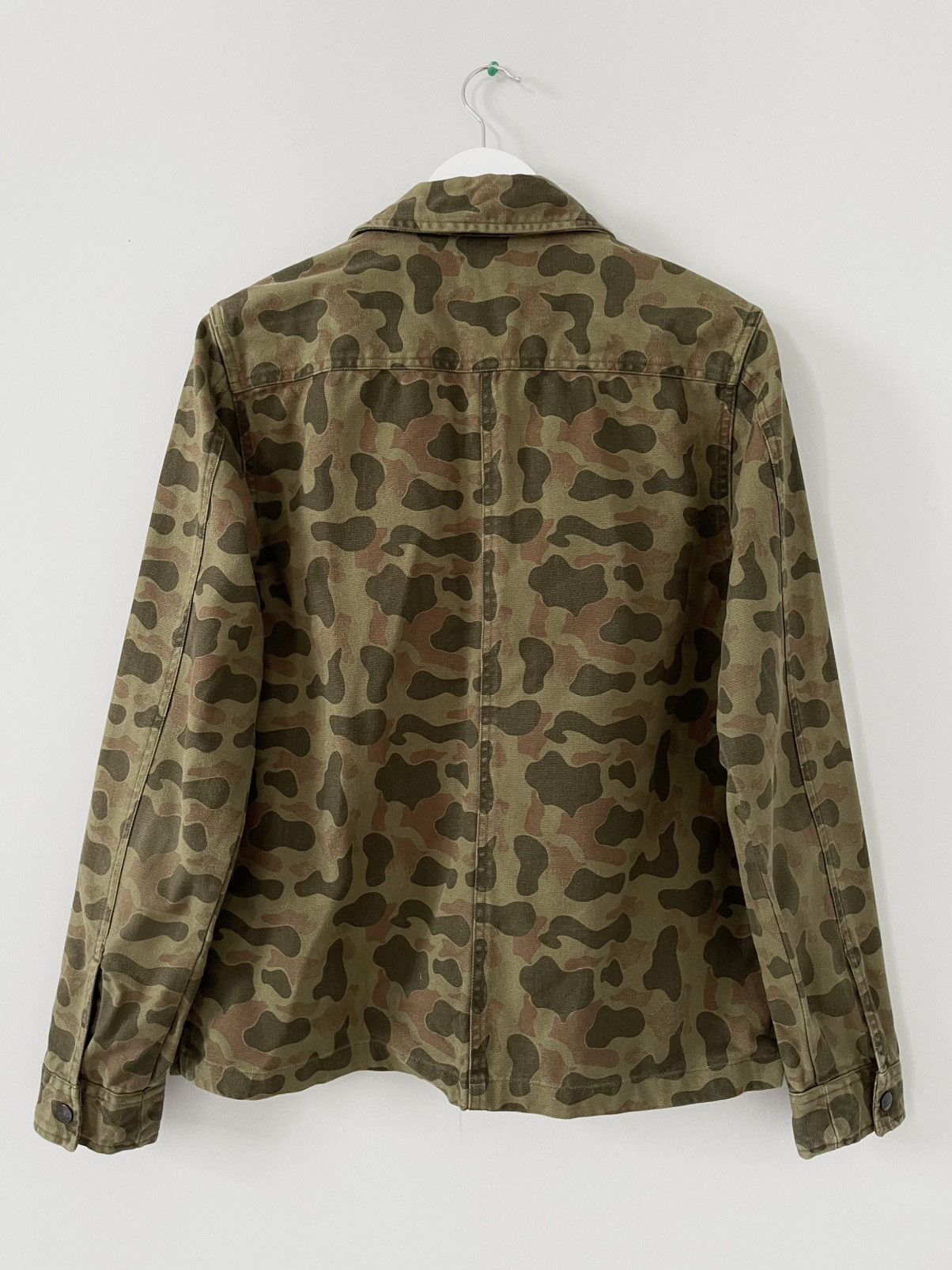 Lee LEE Woodland Camo Military Canvas Chore Jacket Size US S / EU 44-46 / 1 - 8 Thumbnail