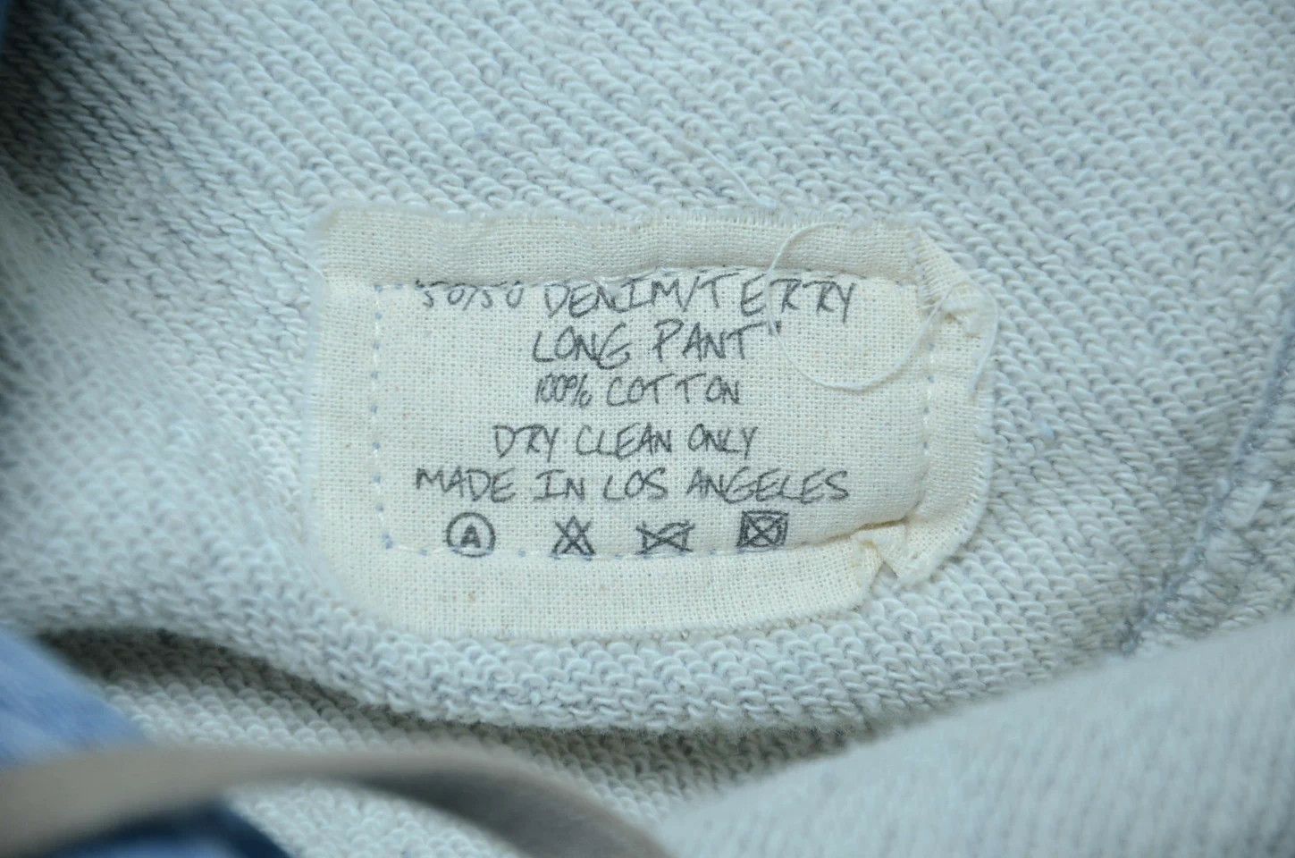 Greg Lauren Greg Lauren Classic Deconstructed Jeans-Sweatpants Paneled Size US 31 - 9 Thumbnail