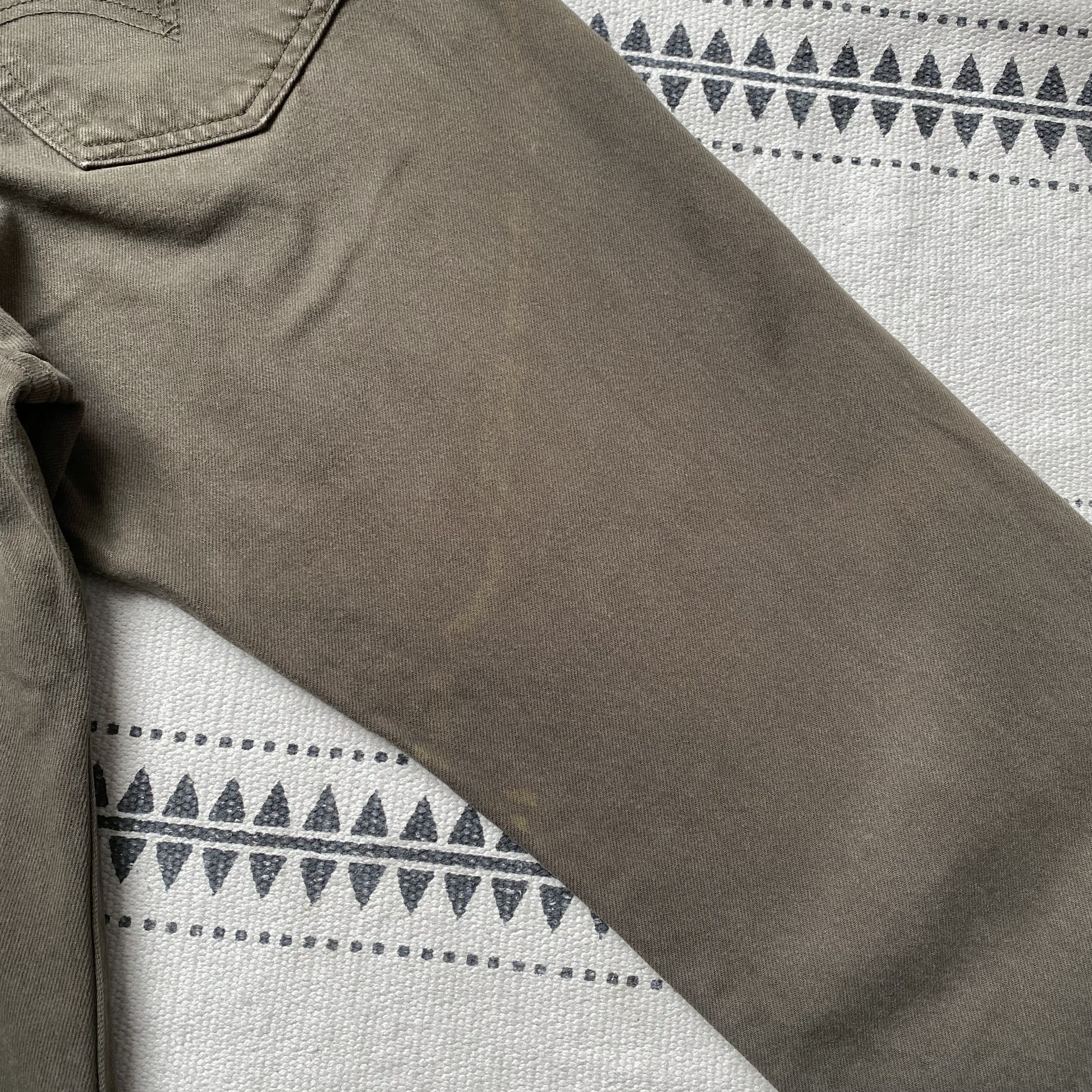 Levi's Vintage Clothing 👖 Vintage 00s Faded Levis jeans 501 khaki Y2K denim pants Size US 30 / EU 46 - 9 Thumbnail