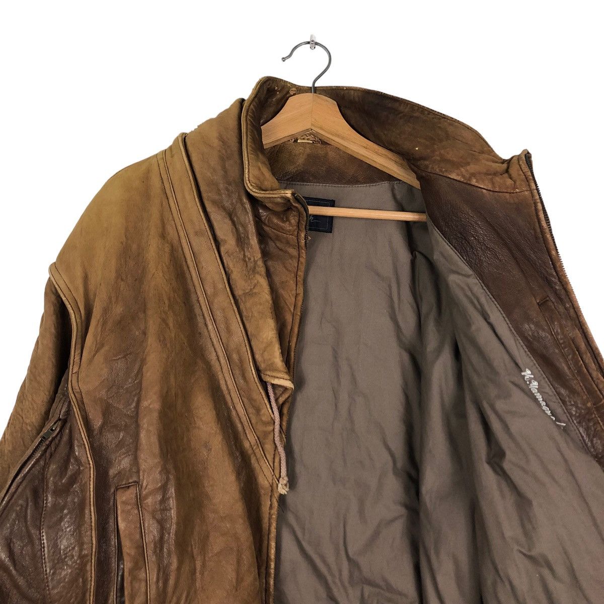 Japanese Brand 🔥Vintage 60’s Fly Genuine Leather Jacket Robert Comstock Size US M / EU 48-50 / 2 - 12 Thumbnail