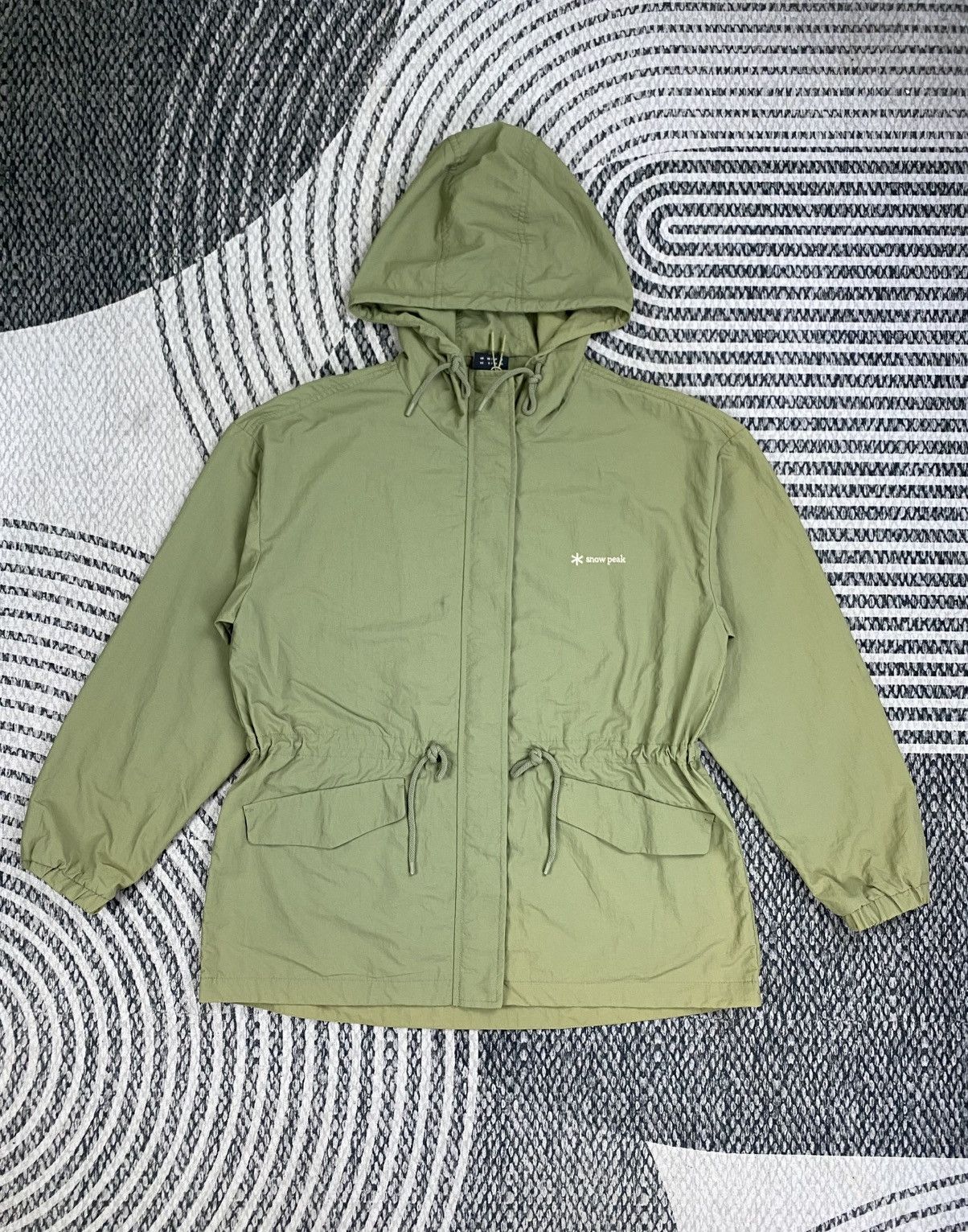 Snow Peak Vintage Snow Peak Light Green In Parka Style Hooded Jacket Size M / US 6-8 / IT 42-44 - 1 Thumbnail