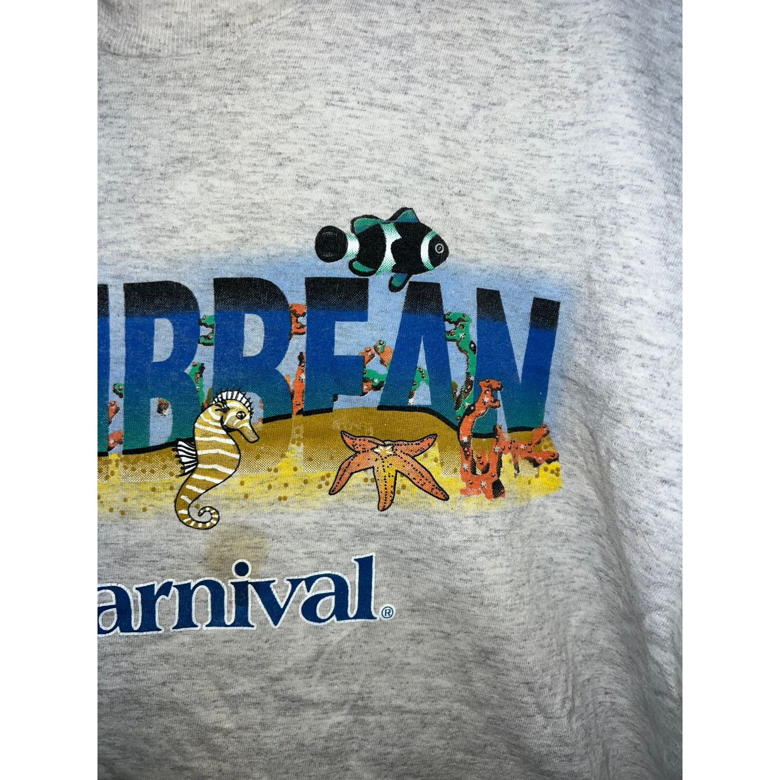 Vintage Vintage Caribbean Shirt Carnival Fun Ship Graphic Tee 90s L Size US L / EU 52-54 / 3 - 5 Thumbnail