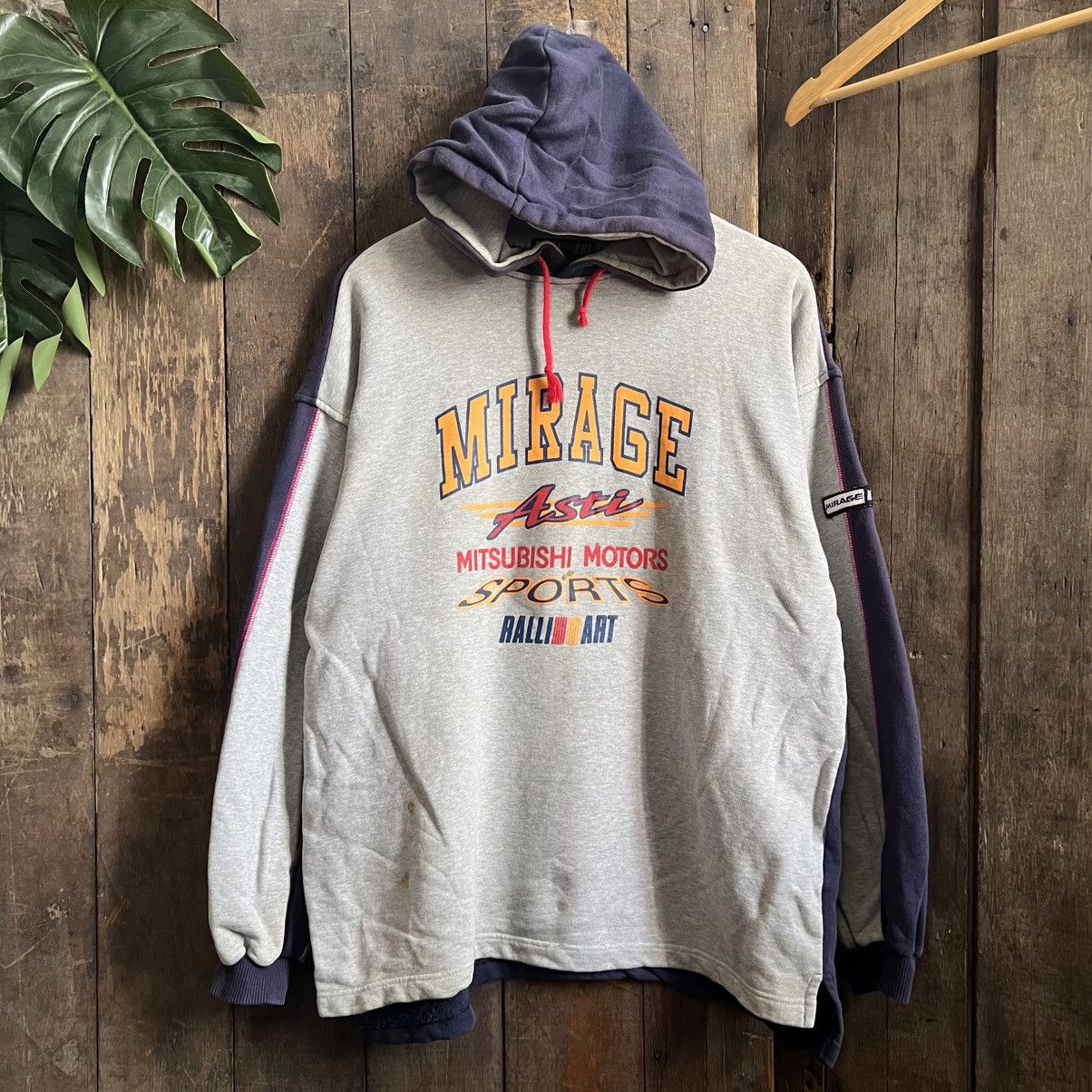 Vintage Vintage Mitsubishi Ralliart Mirage Asti Hoodie Size US L / EU 52-54 / 3 - 1 Thumbnail