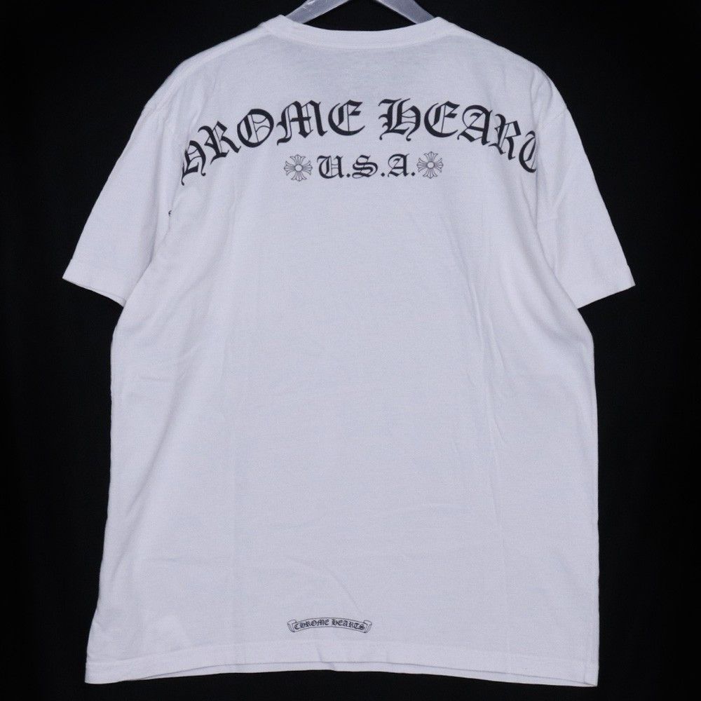 Chrome Hearts Chrome Hearts Back Arch Logo Print T-Shirt | Grailed