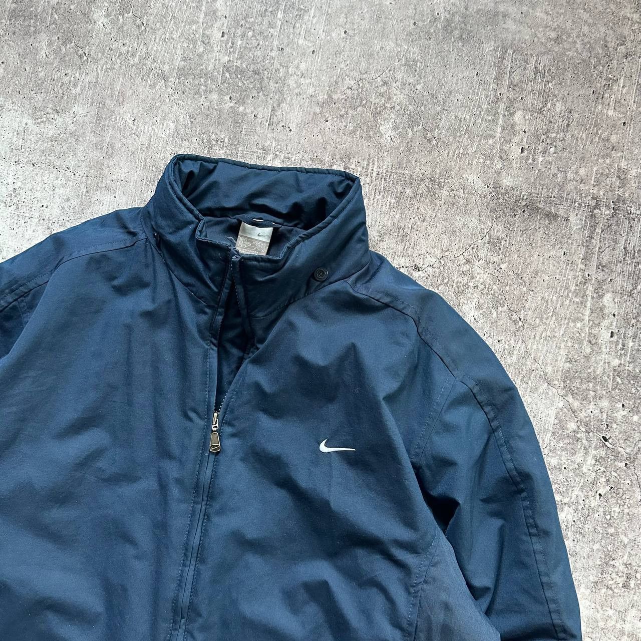 Nike × Vintage Nike y2k Vintage Big Embroidered Swoosh Logo Nylon Jacket Size US L / EU 52-54 / 3 - 5 Thumbnail