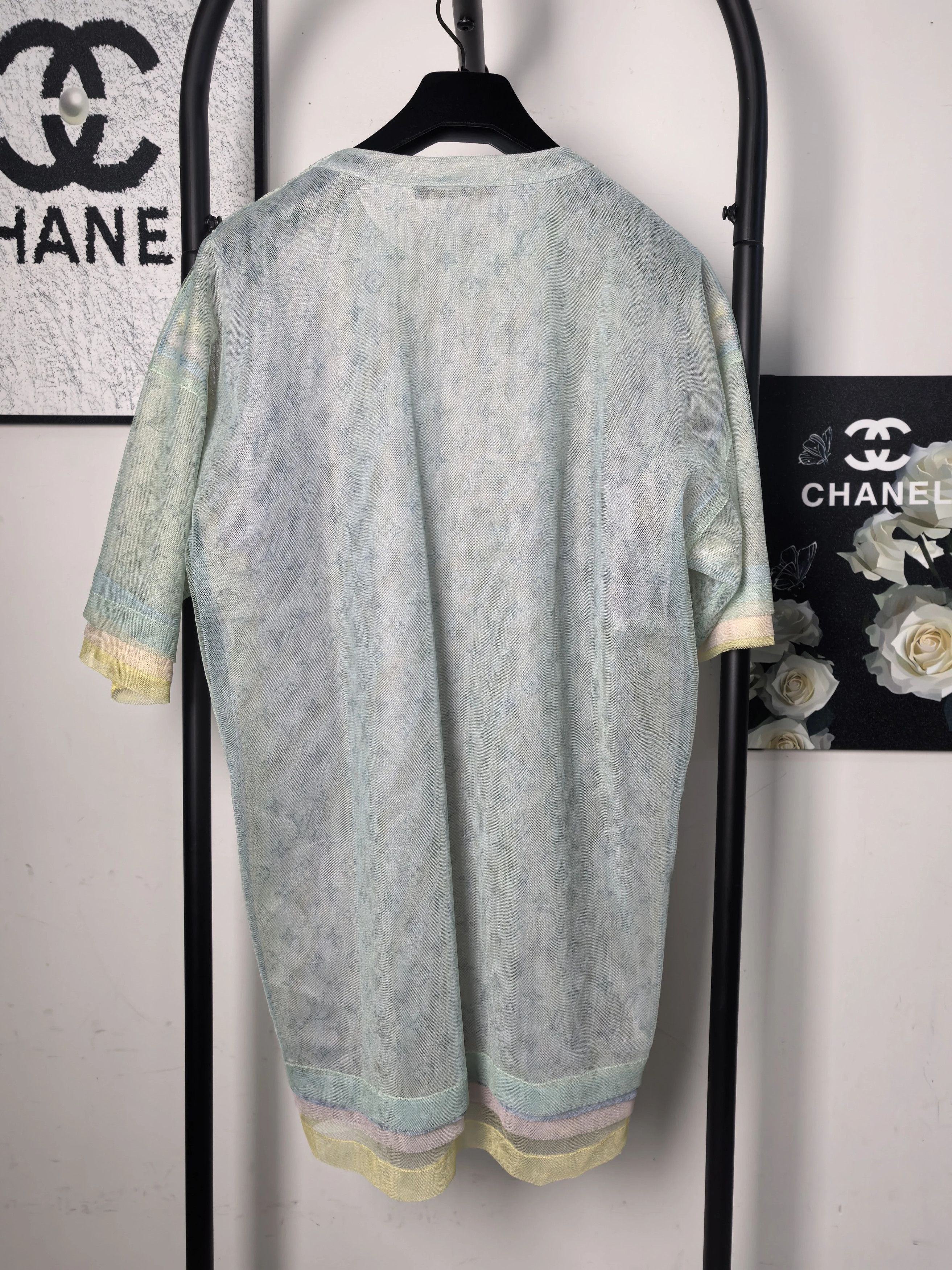 Louis Vuitton LV organdy all over print short sleeve tee 98 new Size US XXL / EU 58 / 5 - 2 Thumbnail