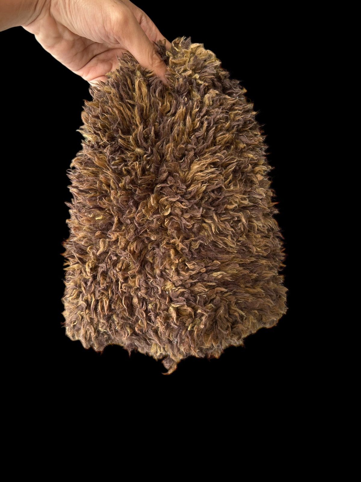 Japanese Brand × Kapital × Vintage Japanese Mohawk Fur Big Beanie Hats Size ONE SIZE - 4 Thumbnail