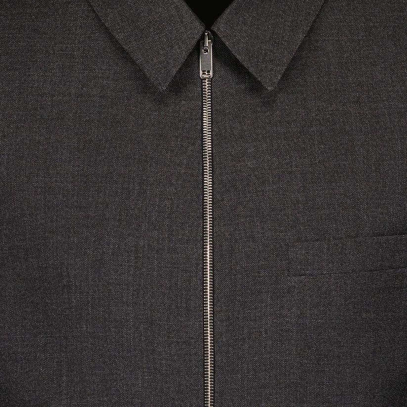 Givenchy o1w1db10525 Zipped Short Structured Jacket in Grey Size US XL / EU 56 / 4 - 3 Thumbnail