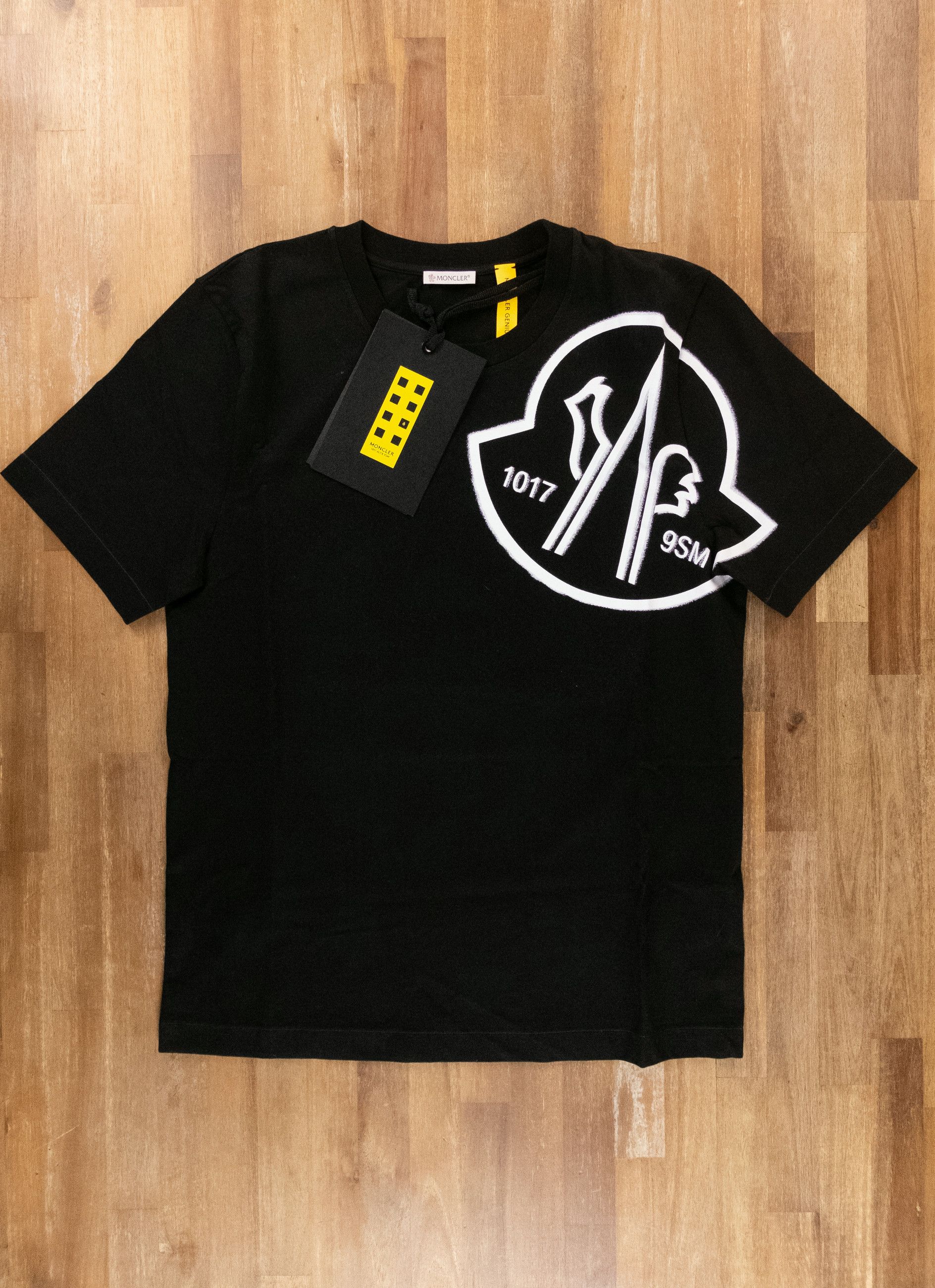 Moncler MONCLER Genius 6 x Alyx black logo print t-shirt Medium Size US M / EU 48-50 / 2 - 4 Thumbnail