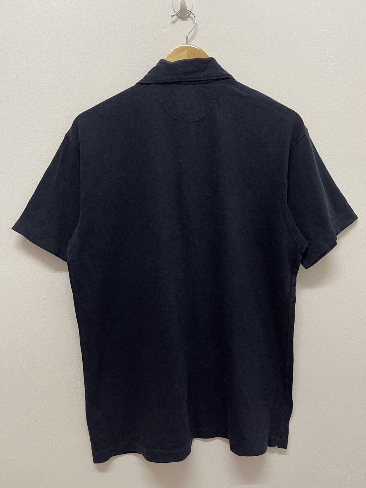 45rpm × Vintage Vintage 45RPM Indigo Deep Dyed Polos Tshirt Size US M / EU 48-50 / 2 - 3 Thumbnail