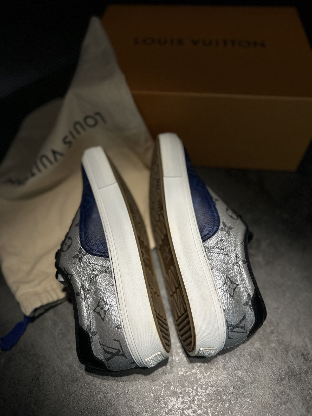 Louis Vuitton Louis Vuitton Monogram Mens Trocadero Sneakers Size US 8.5 / EU 41-42 - 7 Thumbnail