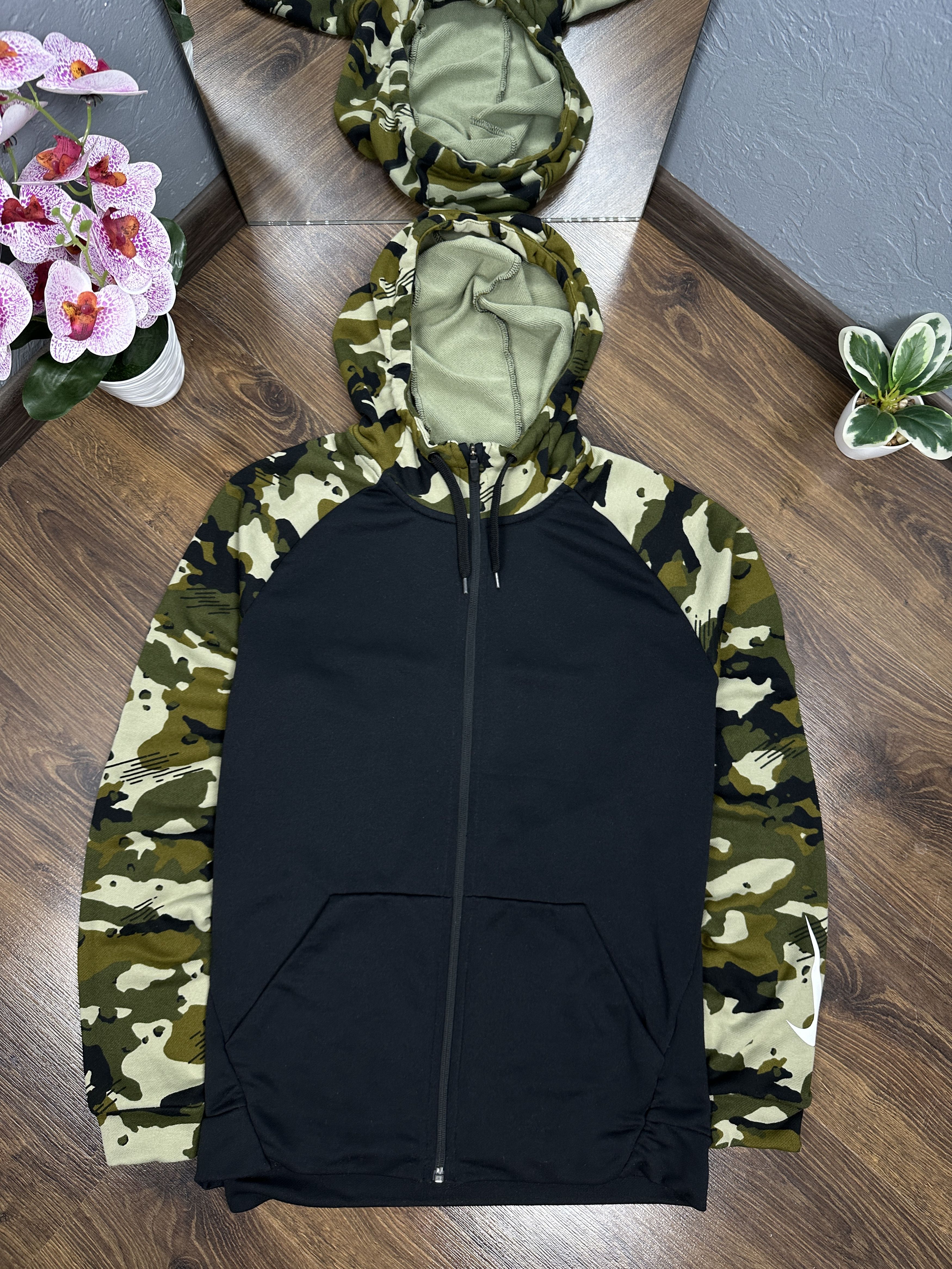 Nike Nike Dri Fit Mens Camo Zip Hoodie Size US M / EU 48-50 / 2 - 1 Thumbnail