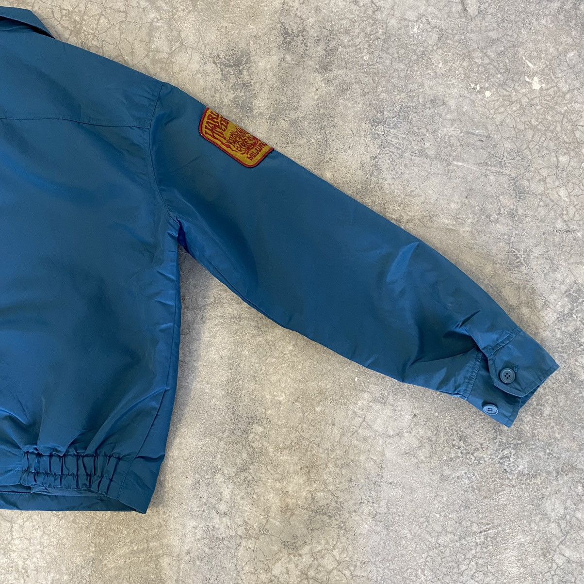 Harley Davidson Vintage Harley Davidson Patches Nylon Zipper Jacket Size US L / EU 52-54 / 3 - 18 Thumbnail