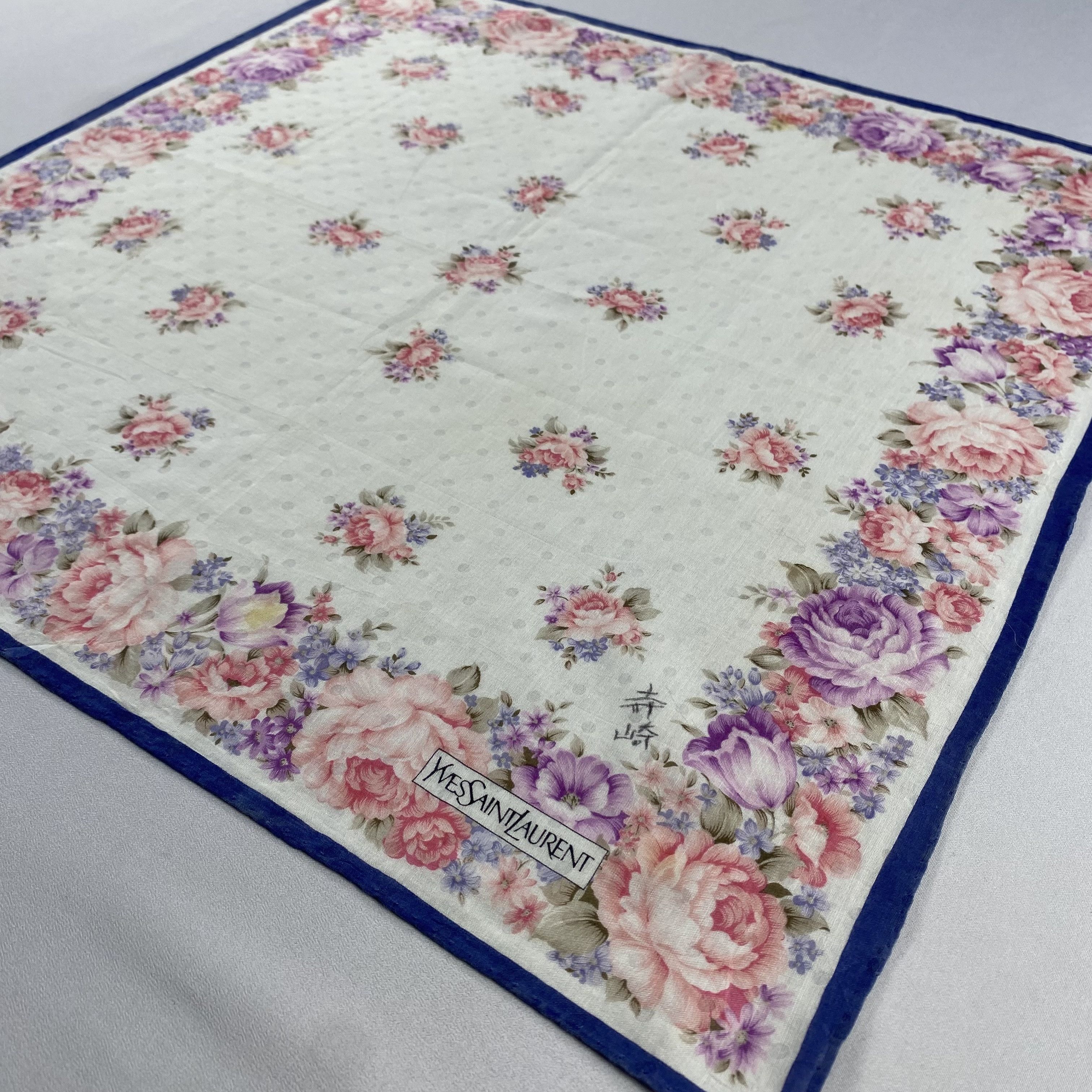 Vintage Yves Saint Laurent Handkerchief / Neckerchief-P1425 Size ONE SIZE - 2 Thumbnail