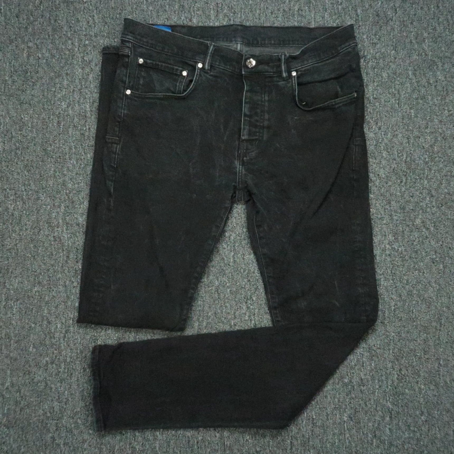 J Brand Purple Brand Jeans Mens 36x34 Black P001 5 Pocket Limited Edition Button Fly Shirt/Jeans (note: structural issue) Size US 36 / EU 52 - 2 Thumbnail