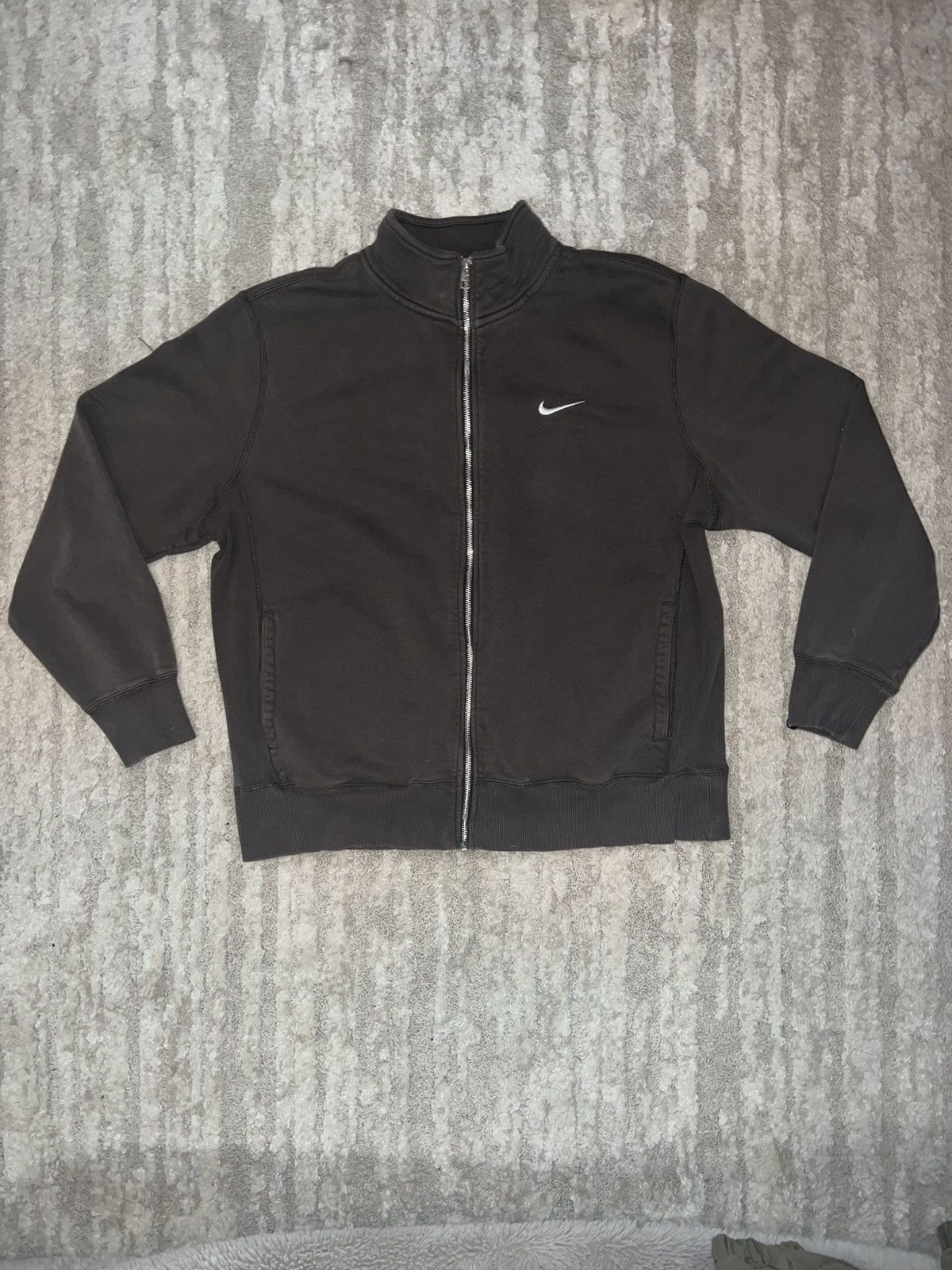 Nike Nike Zip Up Jacket Light Brown Rare Color Way | Grailed