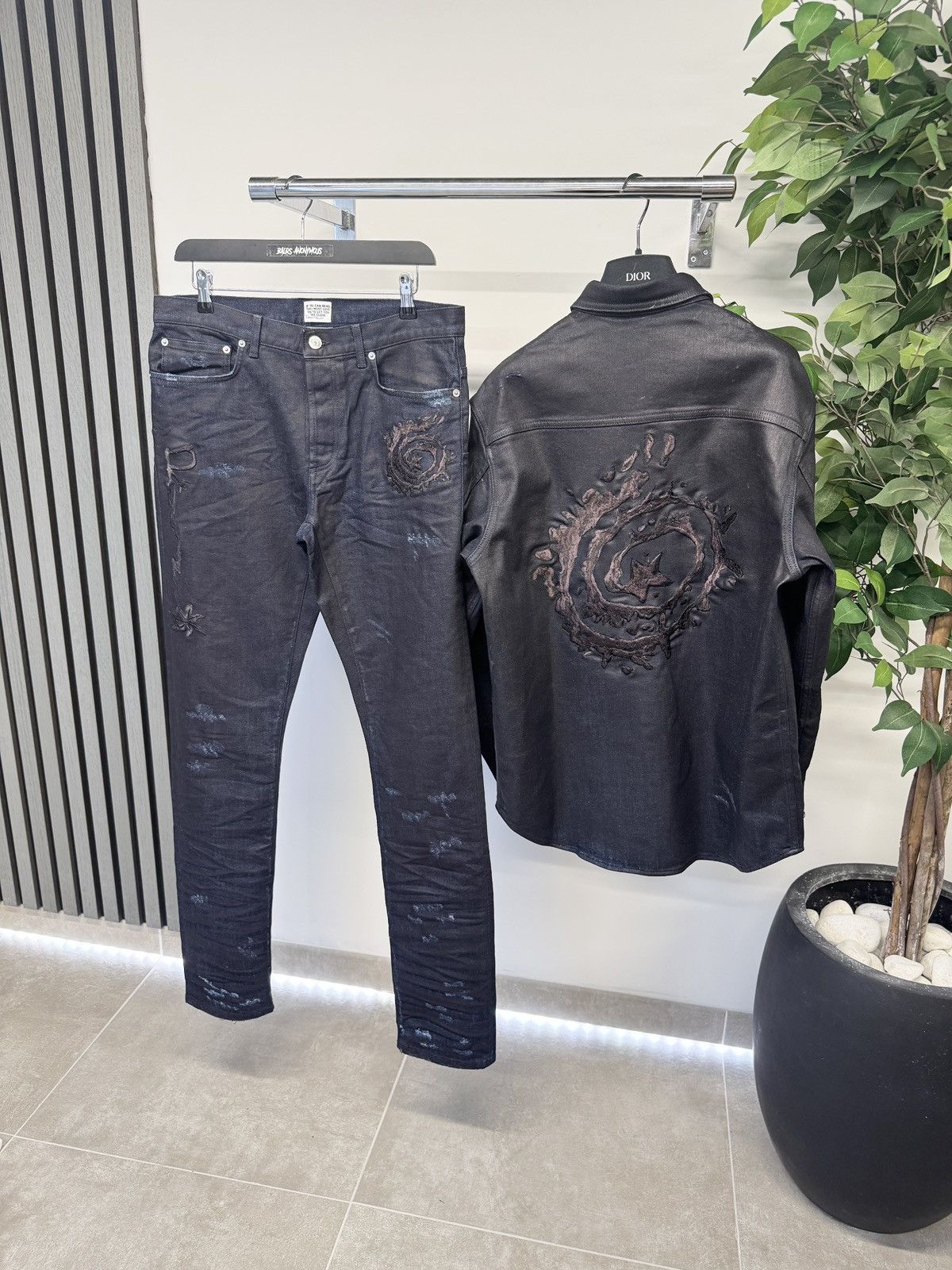 Dior Dior x Cactus Jack Overshirt & Jeans In Blue RRP £3255 Size US M / EU 48-50 / 2 - 3 Thumbnail