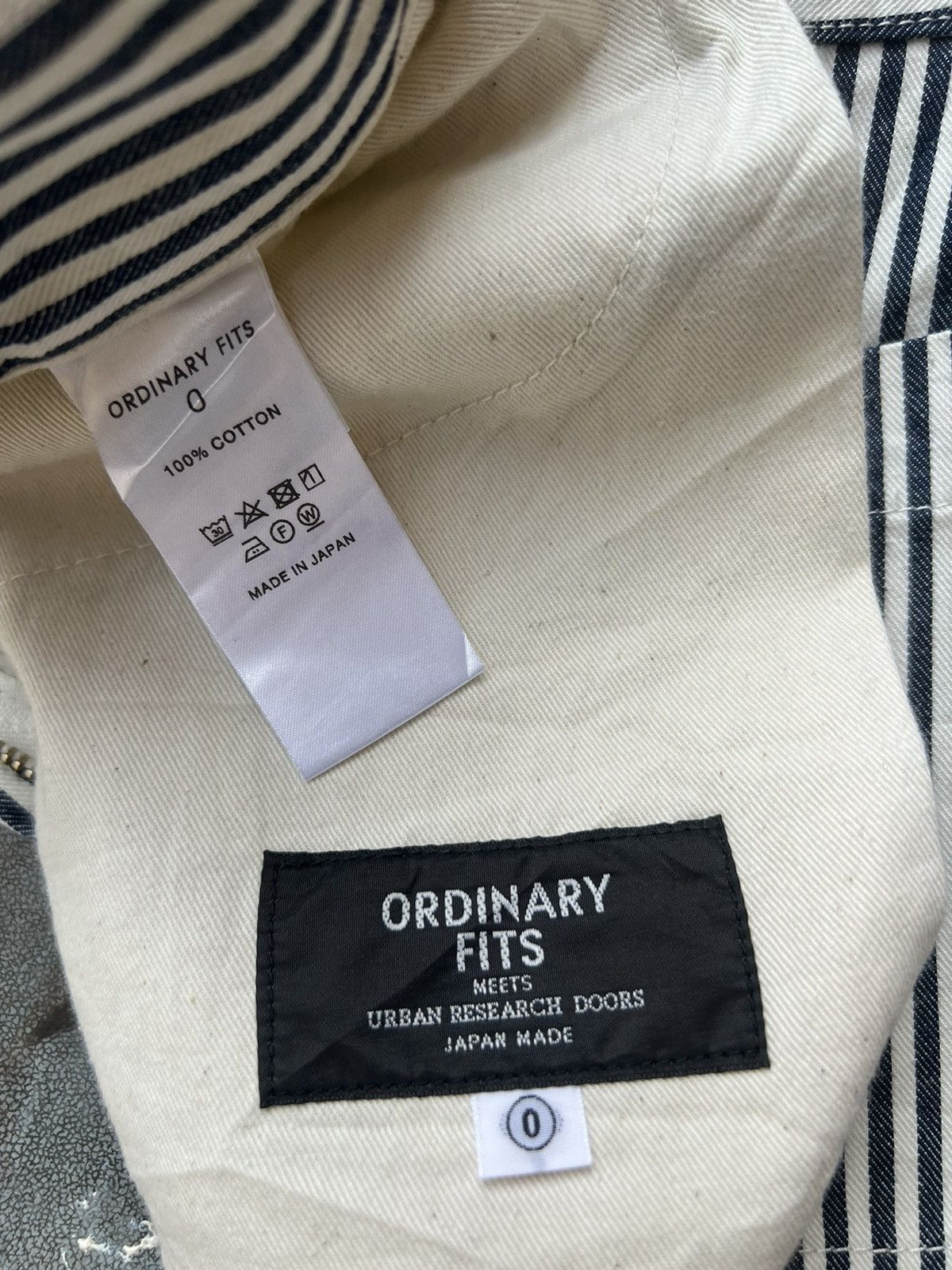 Ordinary Fits Ordinary Fits X Urban Research Hickory Striped Wide Leg Pant Size US 29 - 24 Thumbnail