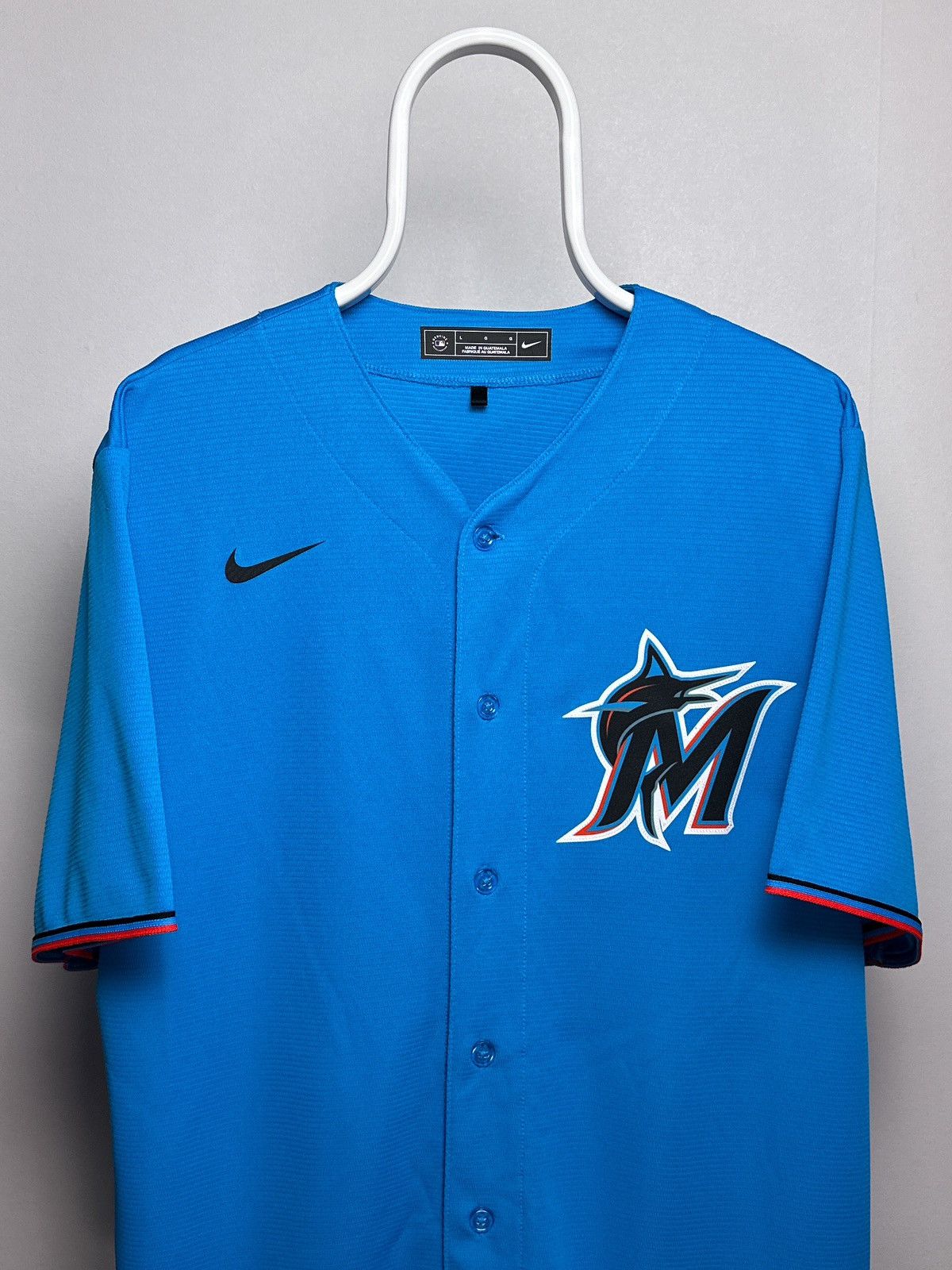 MLB Nike MLB Miami Marlins Blue Spring Training Jersey Baseball Size US L / EU 52-54 / 3 - 2 Thumbnail