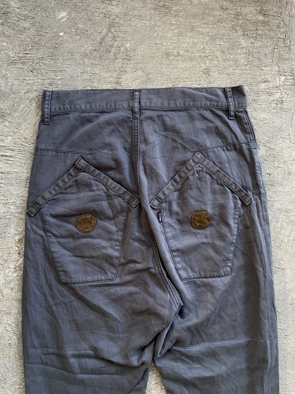 Ne-Net 2000s Ne-Ner by Issey Miyake - Patchwork High Waist Pants Size US 29 - 11 Thumbnail