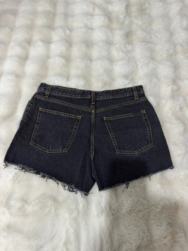 Saint Laurent Paris Saint Laurent Paris Destroy Fringed Denim Shorts Size US 30 / EU 46 - 2 Thumbnail