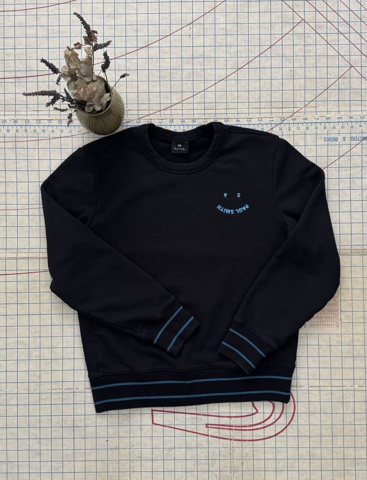 Paul Smith Paul Smith Smiley Crewneck Black Mens Size Small Size US S / EU 44-46 / 1 - 3 Thumbnail