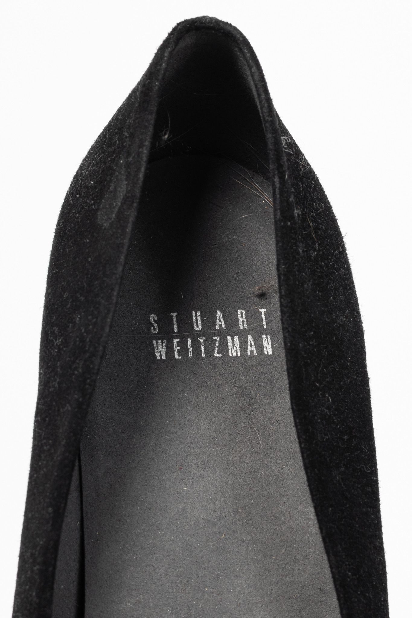 Stuart Weitzman Stuart Weitzman Bubbly Suede Crystal-Cap-Toe Ballet Flats Size US 8.5 / IT 38.5 - 9 Thumbnail