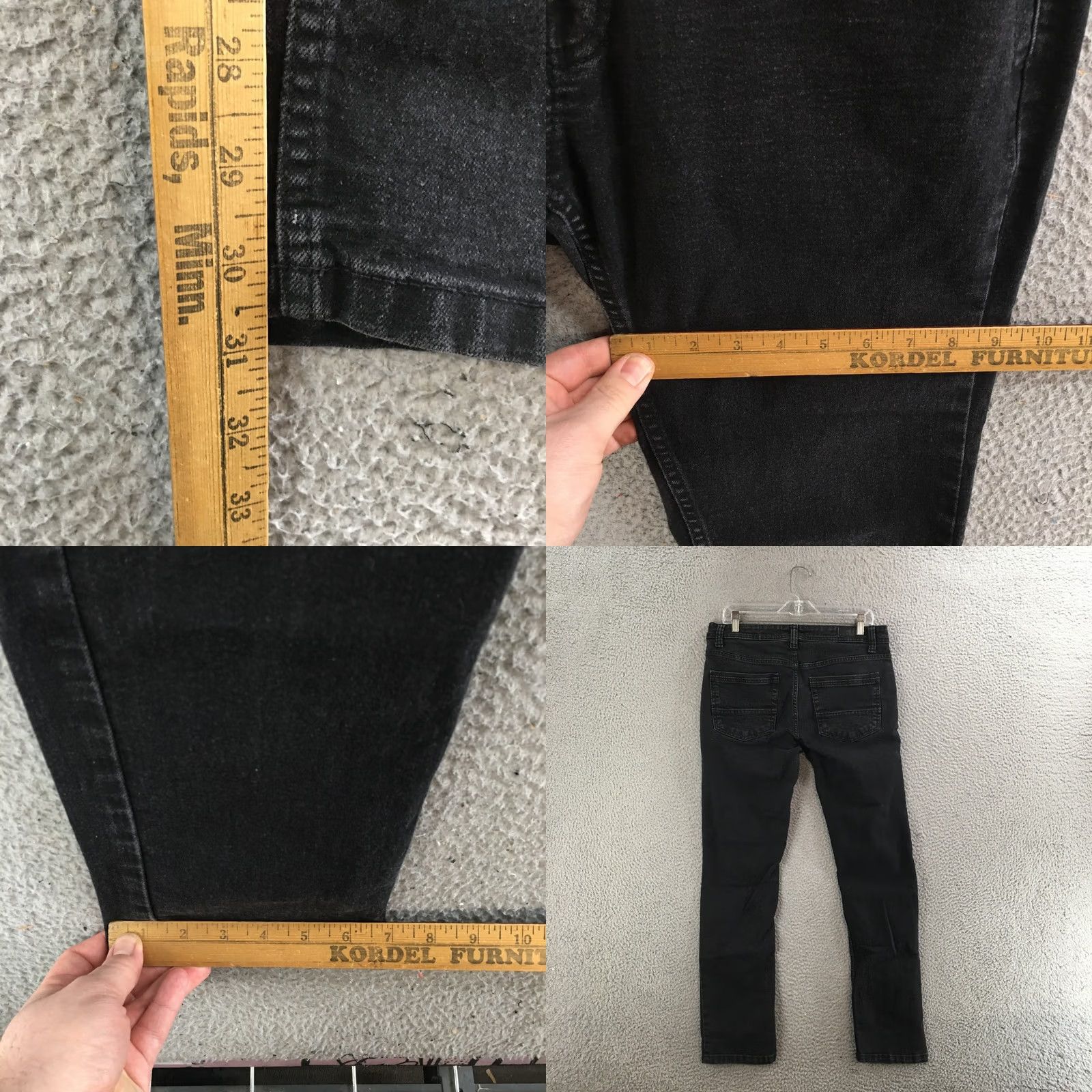 Kenneth Cole Kenneth Cole Jeans Mens 32x32 Skinny Mid Rise 5 Pockets Zip Fly Black Casual Size US 32 / EU 48 - 8 Thumbnail