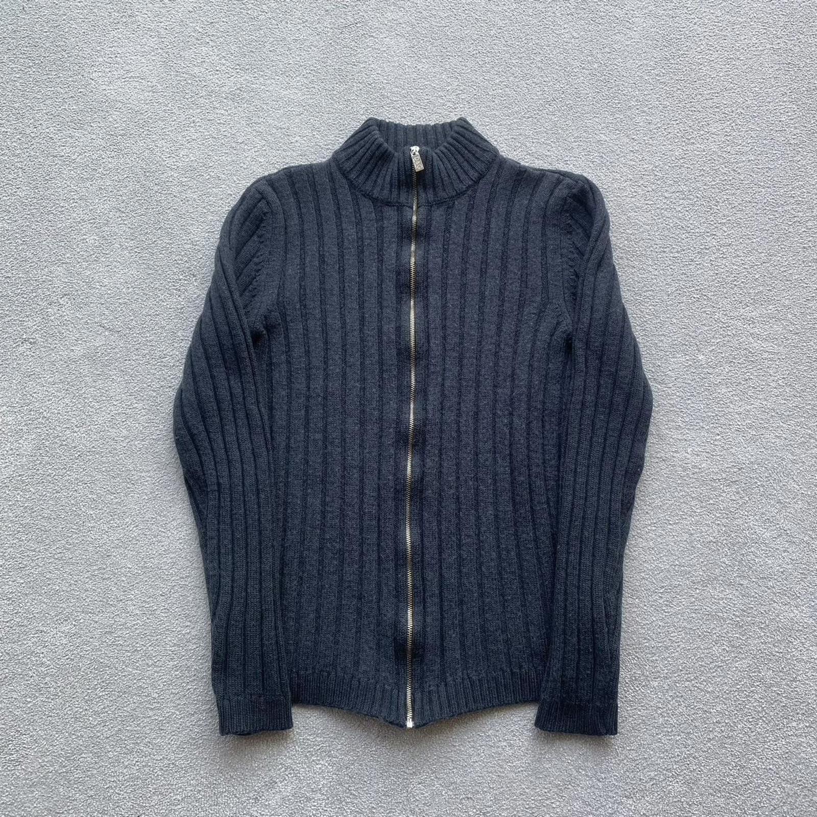Dolce & Gabbana Dolce & Gabbana D&G Vintage Merino Wool Zip Up Sweater Size US XS / EU 42 / 0 - 1 Thumbnail