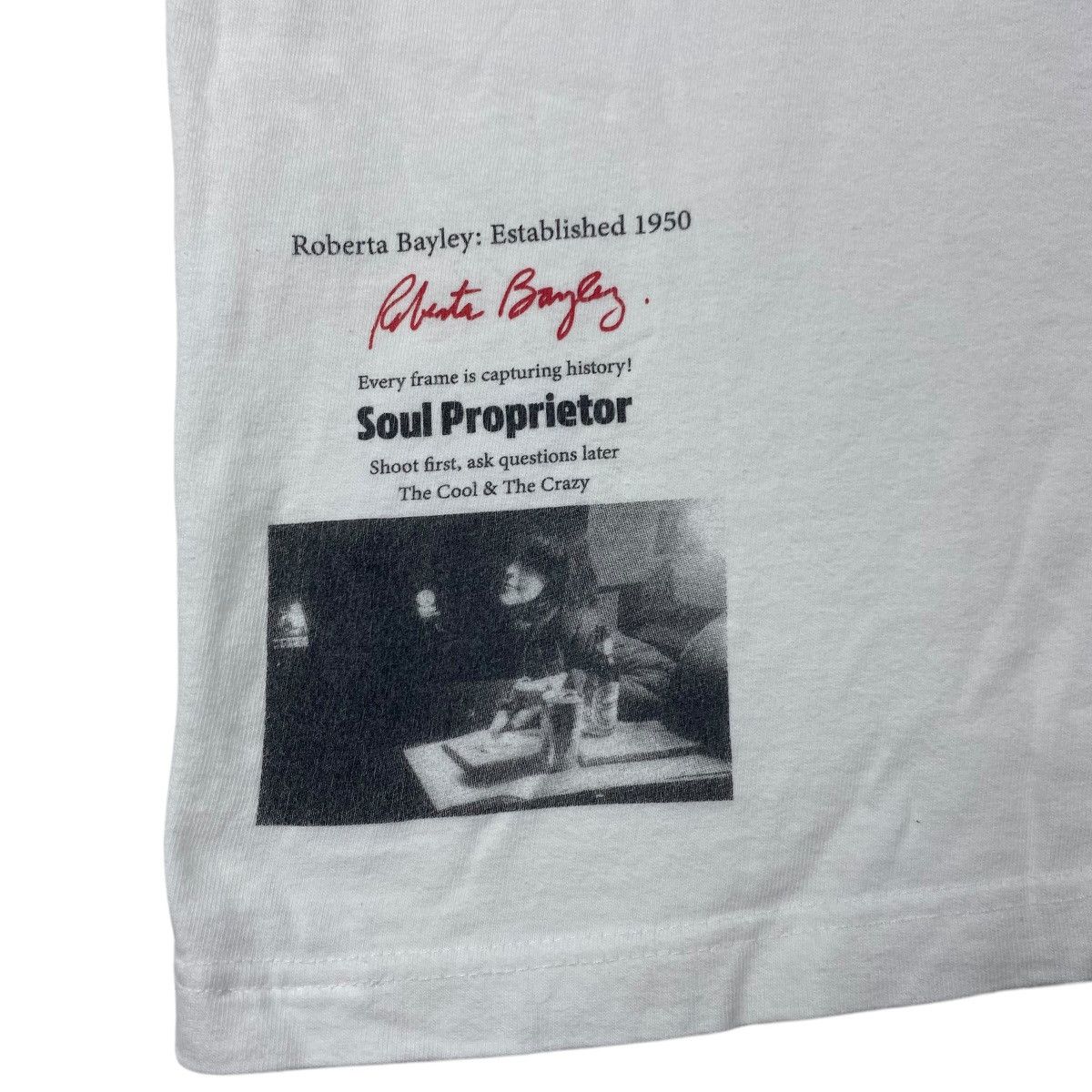 Vintage ROBERTA BAYLEY FOTOFOLIO The Cool & The Crazy Tee Shirt Top Size M / US 6-8 / IT 42-44 - 5 Thumbnail