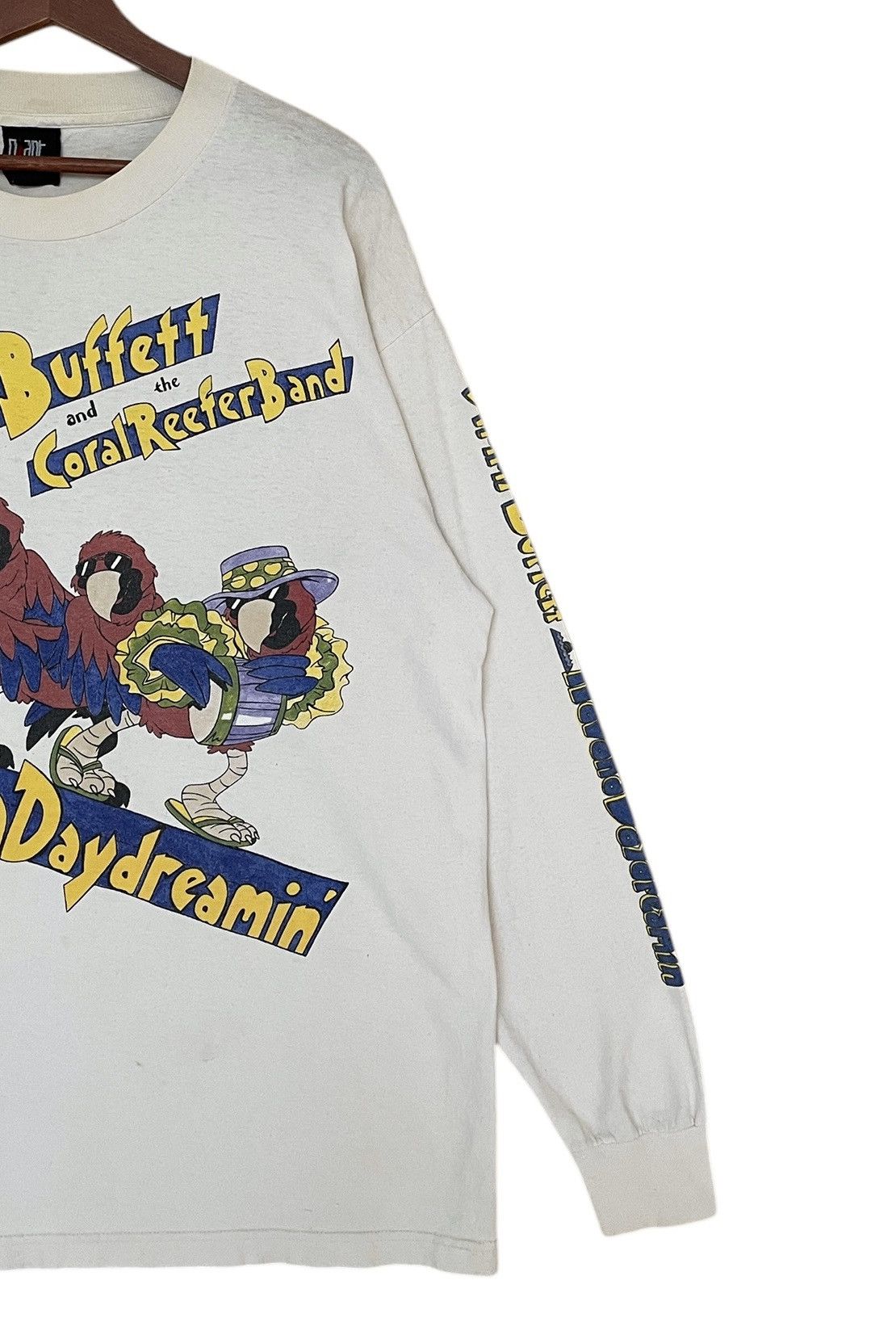 Band Tees × Vintage Vintage Band Singer Jimmy Buffet T-shirt 1970s Size US L / EU 52-54 / 3 - 4 Thumbnail