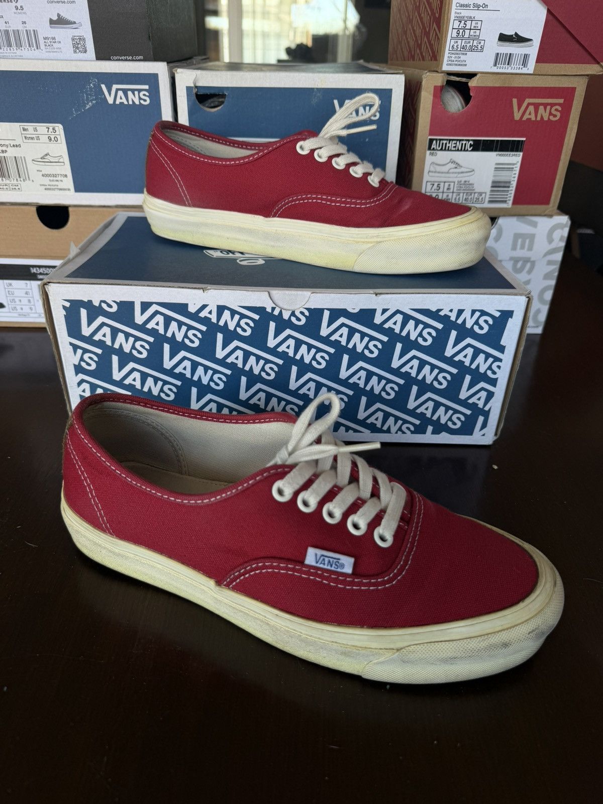 Vans Vans Vault OG Authentic LX Chili Pepper Red Size US 7.5 / EU 40-41 - 1 Thumbnail