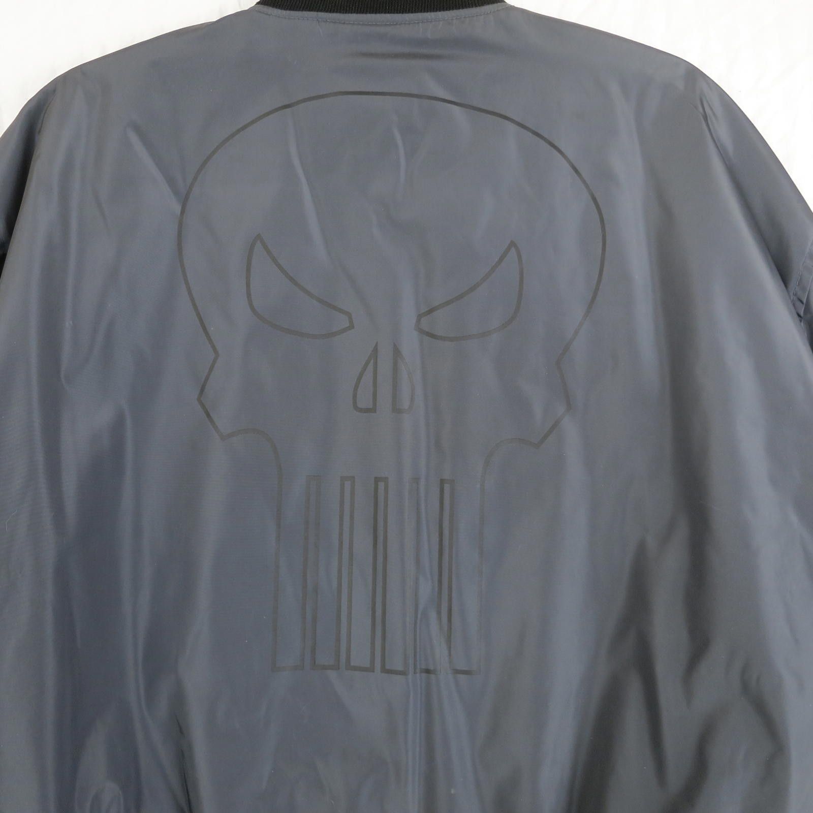Marvel Comics Marvel Punisher Gray Bomber Jacket Men's Medium Size US M / EU 48-50 / 2 - 8 Thumbnail