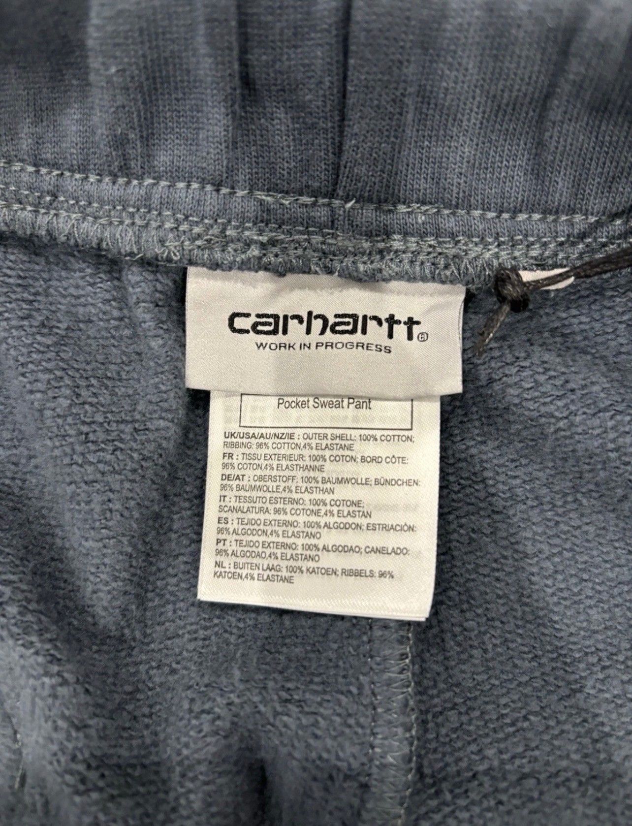 Carhartt Carhartt WIP Mens Chase Sweat Pant Blue Size US 38 / EU 54 - 5 Thumbnail