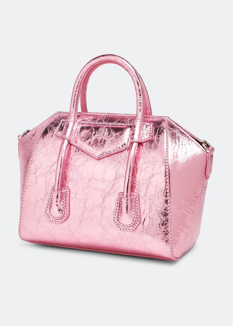 Givenchy o1w1db10525 Size: OS/Antigona Lock Mini Bag in Pink Size ONE SIZE - 2 Thumbnail