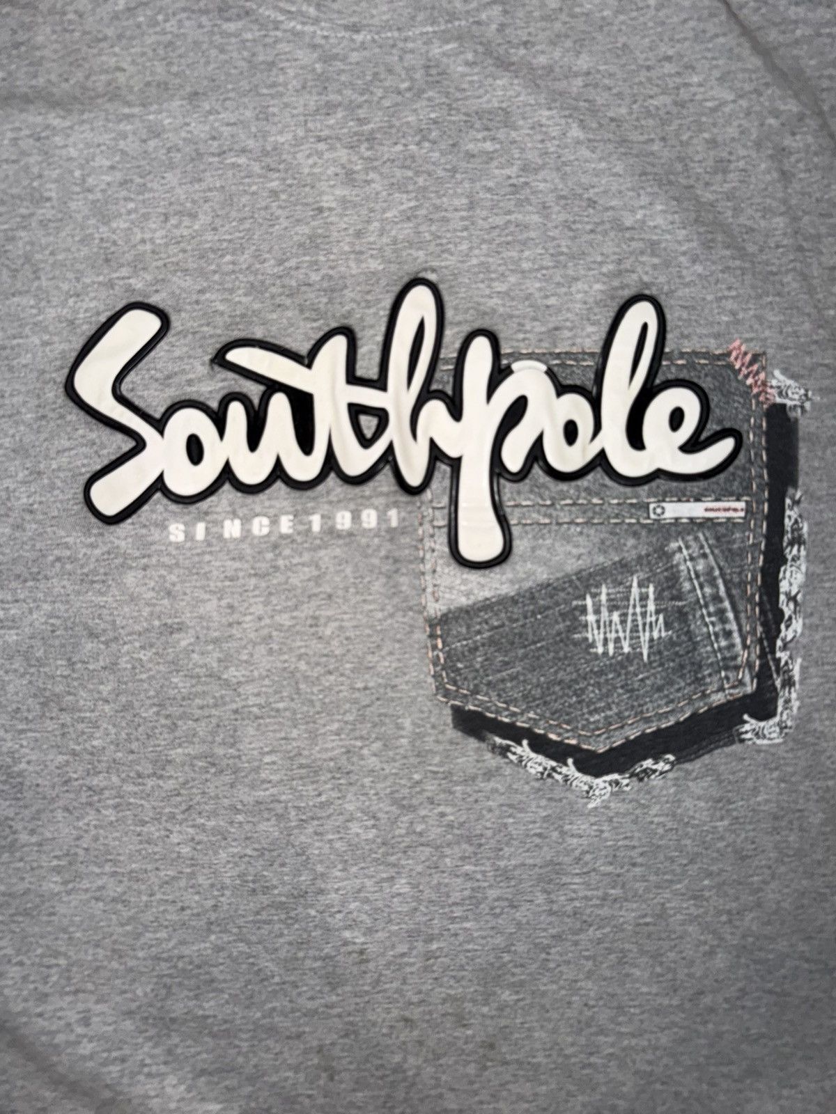 Southpole Vintage Grey Southpole Graphic Tee Size US L / EU 52-54 / 3 - 2 Thumbnail