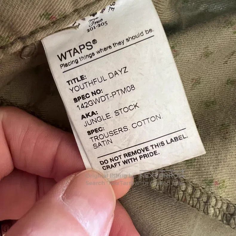 Wtaps Wtaps size 2 Big Doudou Military Pants Work Pants Size US 40 / EU 56 - 4 Thumbnail