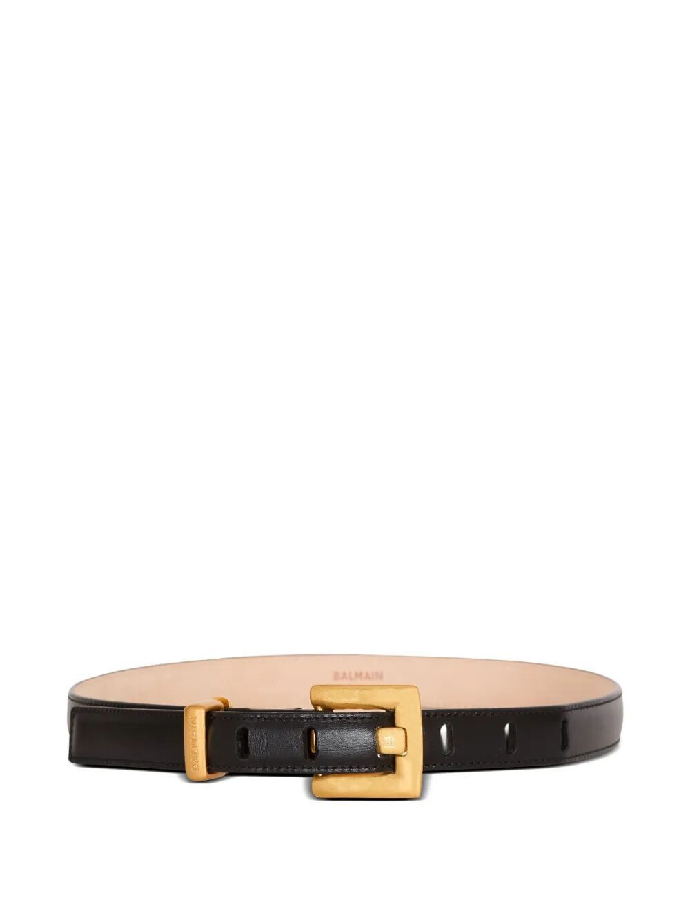 Balmain "ANTHEM" 2CM CALFSKIN BELT Size ONE SIZE - 1 Thumbnail