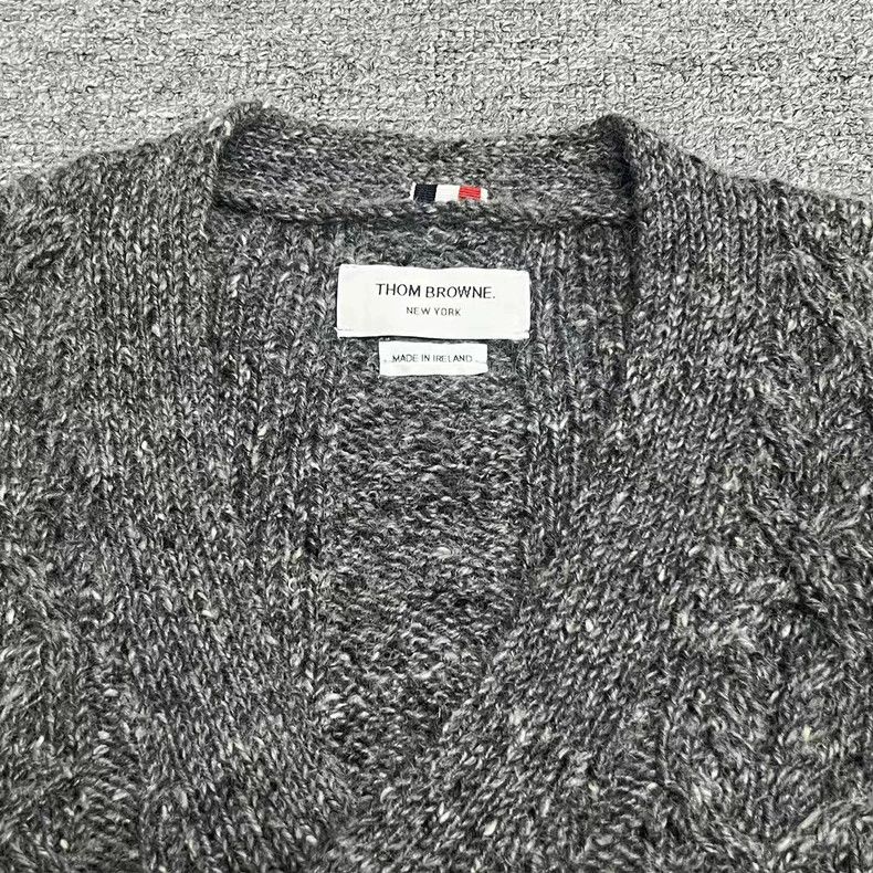 Thom Browne Thom Browne size0 Dark grey knit cardigan Size US XS / EU 42 / 0 - 3 Thumbnail