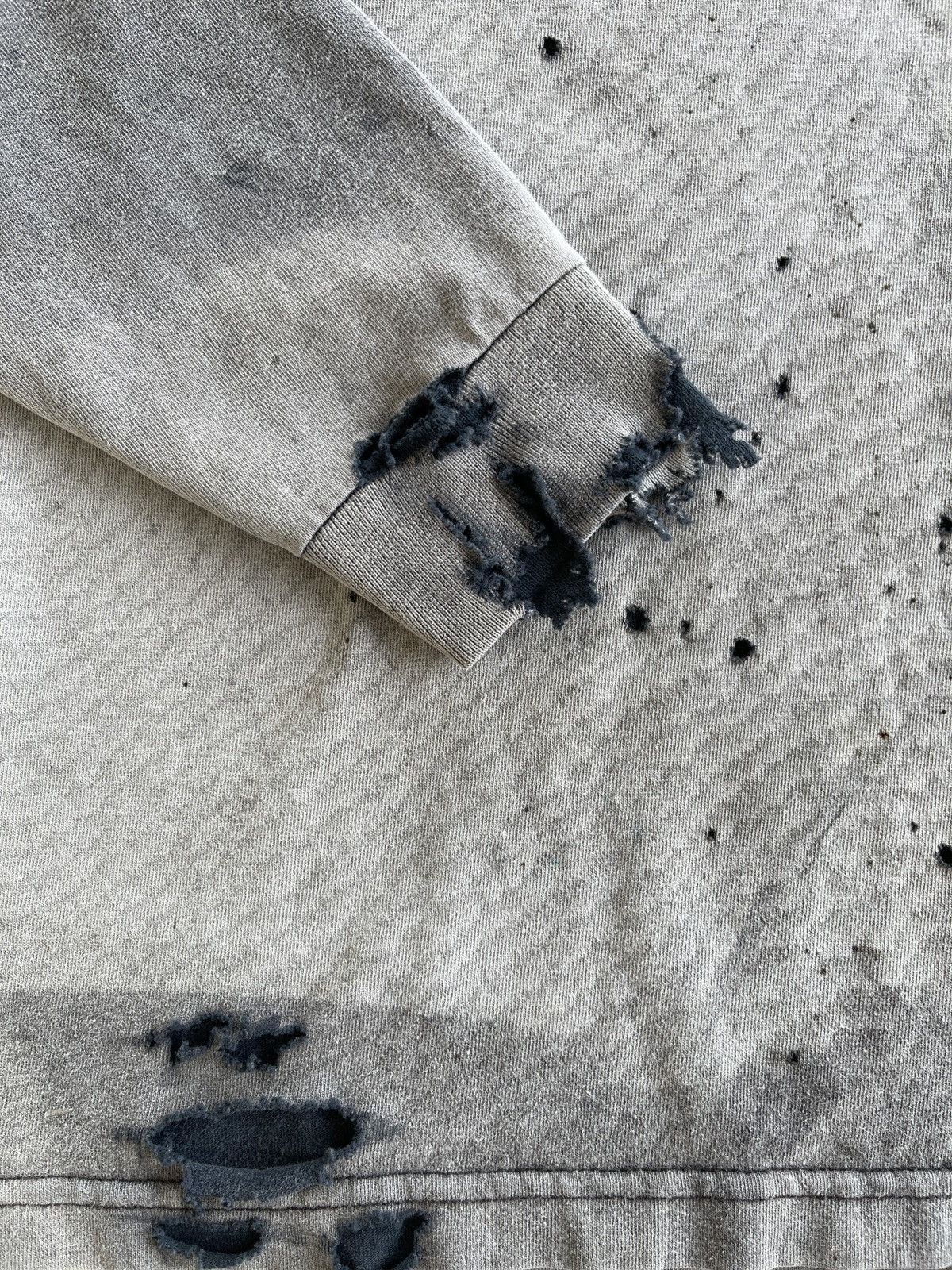 Vintage Destroyed!!! Crazy Distressed Grunge Sunfaded Pro Club Shirt Size US L / EU 52-54 / 3 - 9 Thumbnail