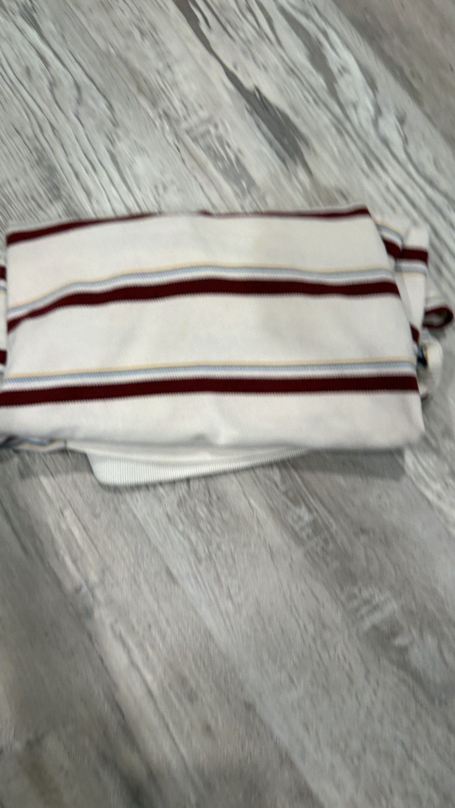 Aeropostale Beige and Red Striped Size US M / EU 48-50 / 2 - 5 Thumbnail