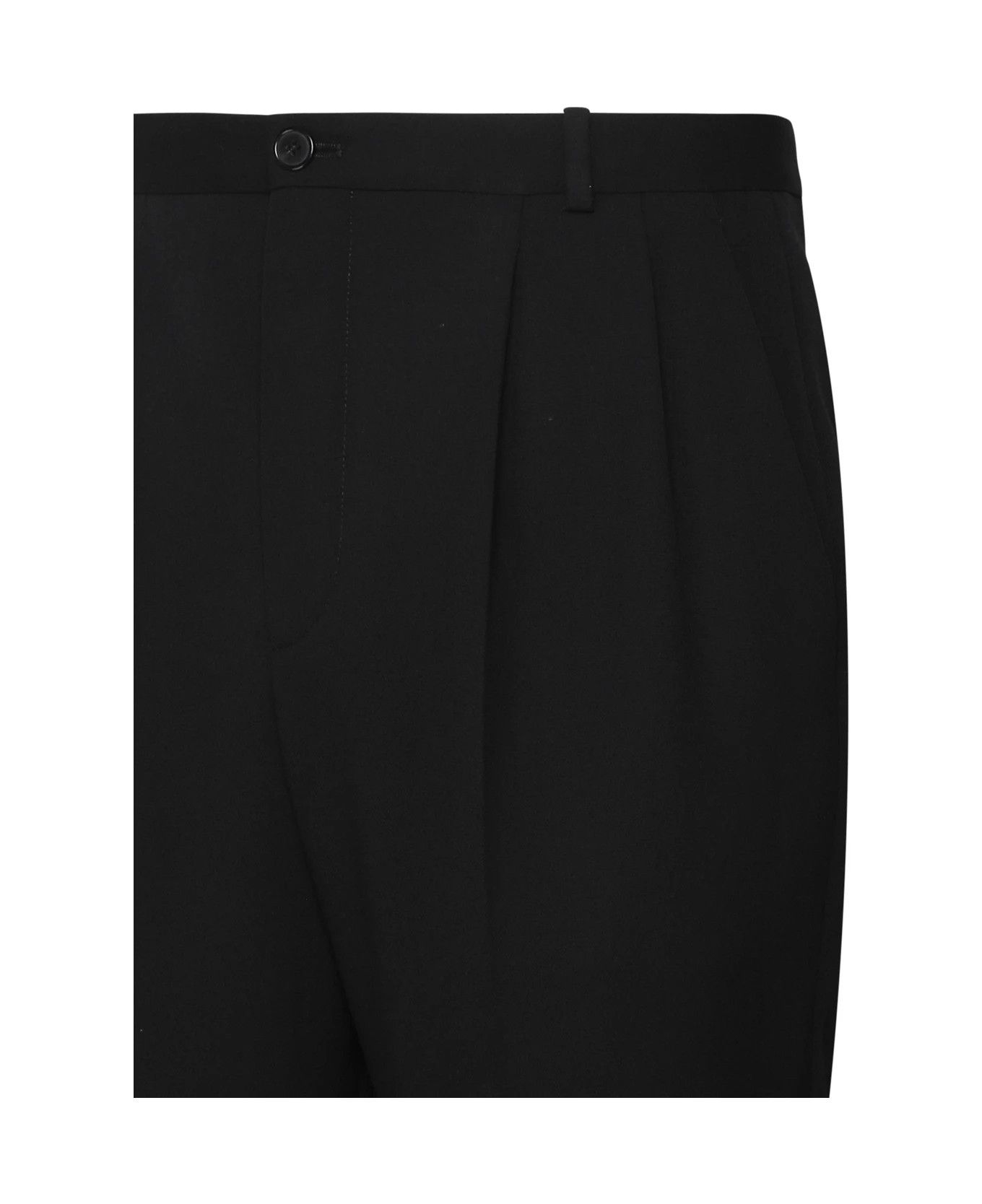 Saint Laurent Paris oc11z0126 737996 Pantalon Grain De Poudre Organ in Nero Size US 30 / EU 46 - 2 Thumbnail