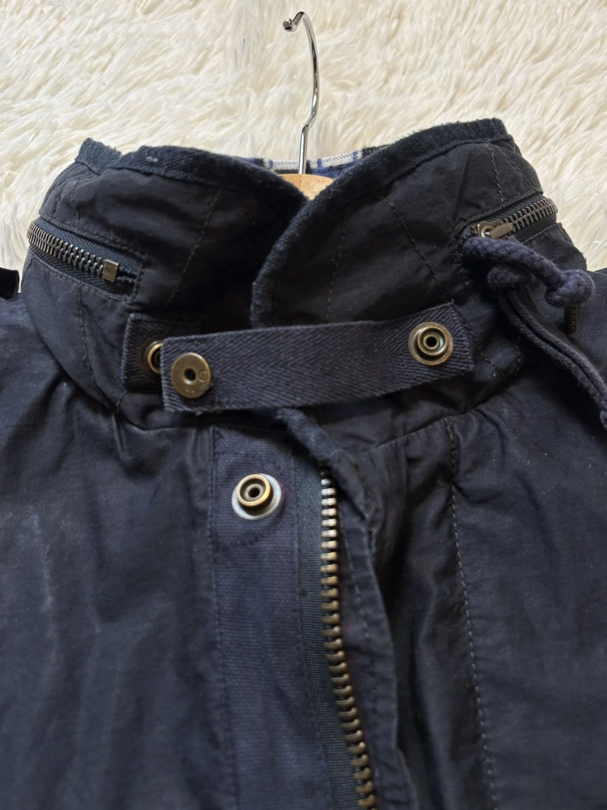 Polo Ralph Lauren Navy Military Safari Jacket Ralph Lauren Men’s M – Vintage Size US M / EU 48-50 / 2 - 6 Thumbnail