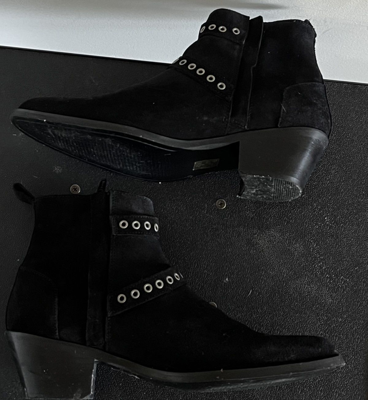 Asos ASOS DESIGN Wide Fit Cuban Heel Boots Size US 9 / EU 42 - 2 Thumbnail
