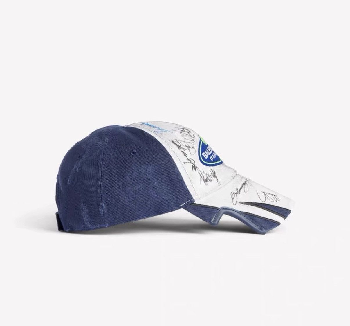 Balenciaga BALENCIAGA 25FW Distressed Signature "BANANA" Baseball Cap Size ONE SIZE - 2 Thumbnail